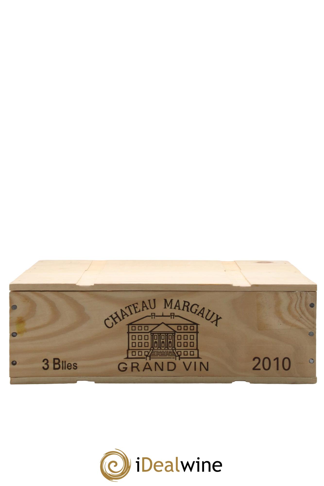 Château Margaux 1er Grand Cru Classé 2010 - Lot de 3 bouteilles - 2