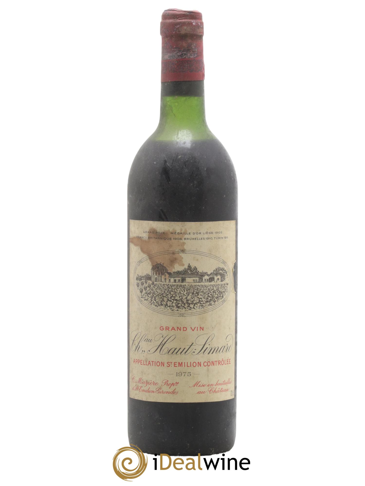Château Haut-Simard 1975 - Lot de 1 bouteille - 0