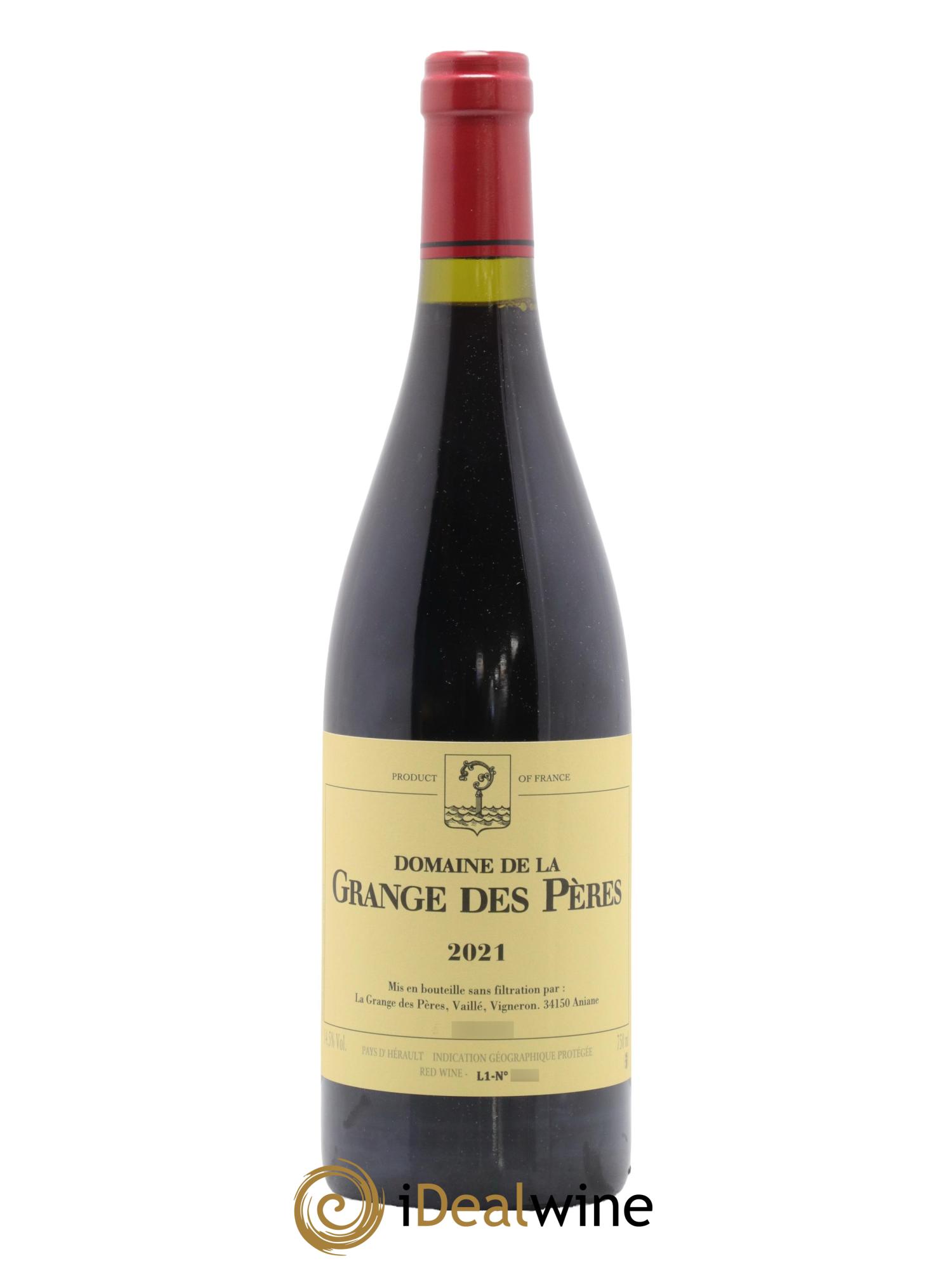 Pays d'Hérault Grange des Pères Laurent Vaillé 2021 - Lot de 1 bouteille - 0