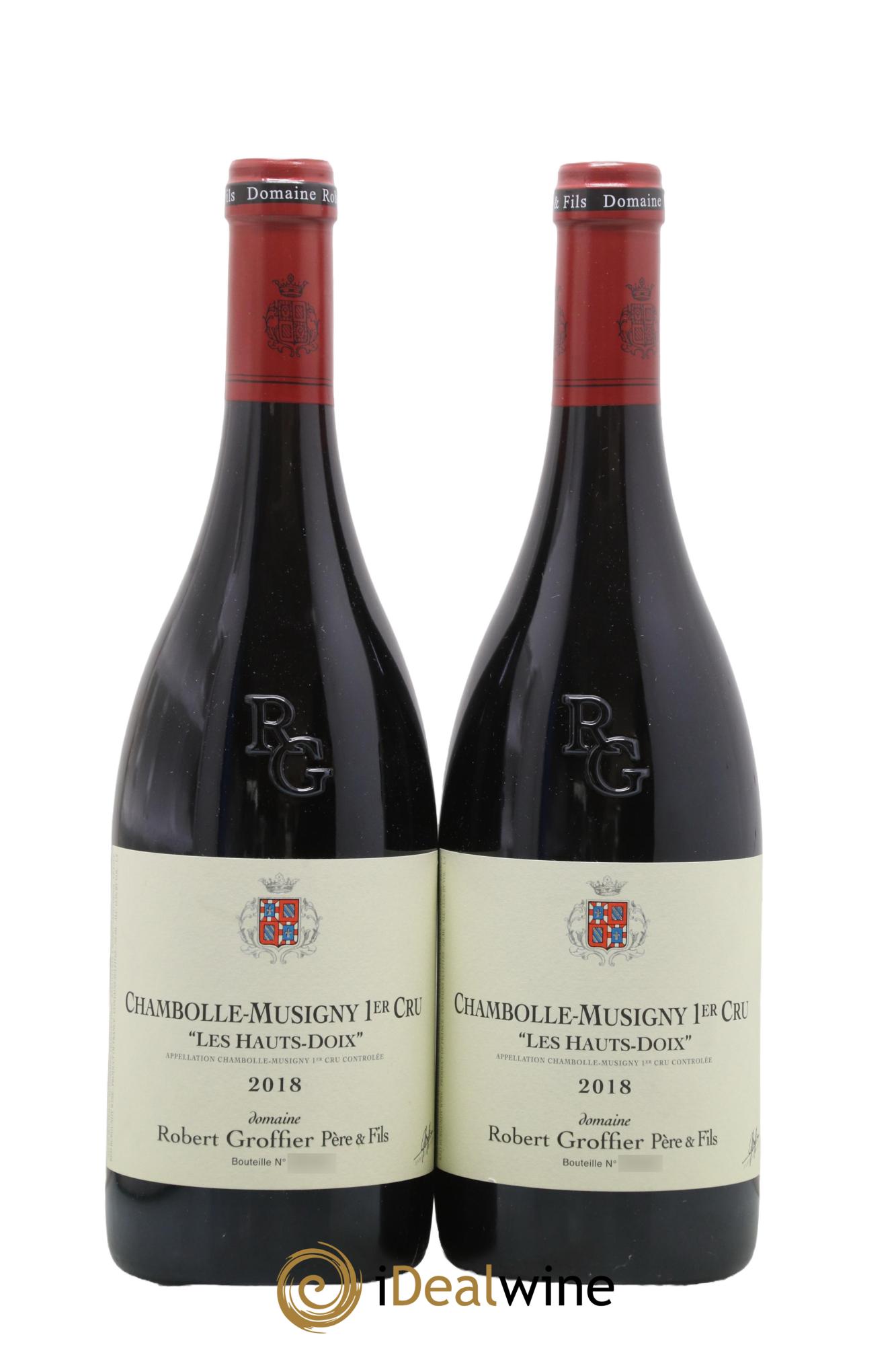 Chambolle-Musigny 1er Cru Les Hauts Doix Robert Groffier Père & Fils (Domaine) 2018 - Lot of 2 bottles - 0