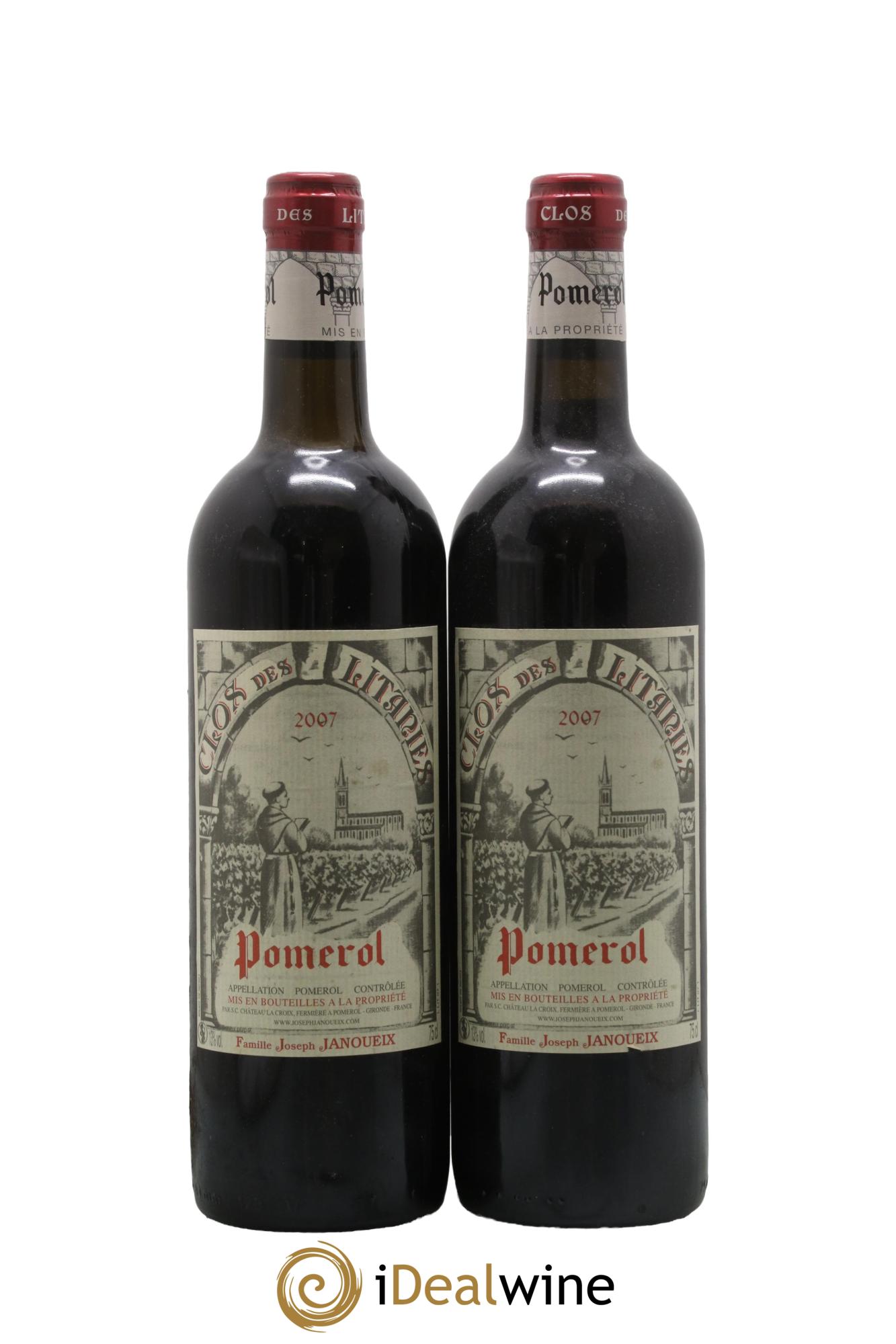 Clos des Litanies 2007 - Lot of 2 bottles - 0