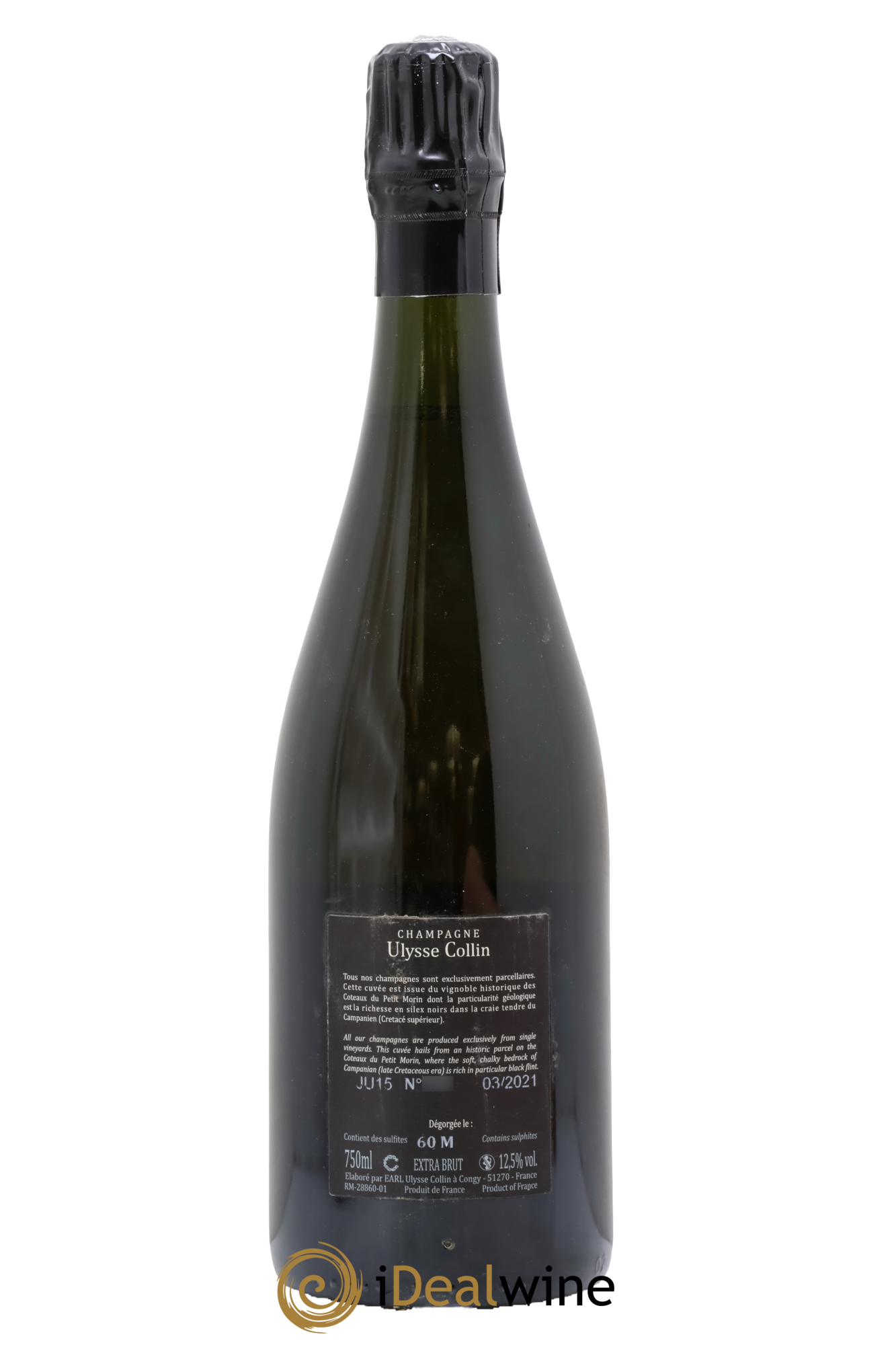 Le Jardin d'Ulysse Extra-Brut Ulysse Collin - Lot de 1 bouteille - 1
