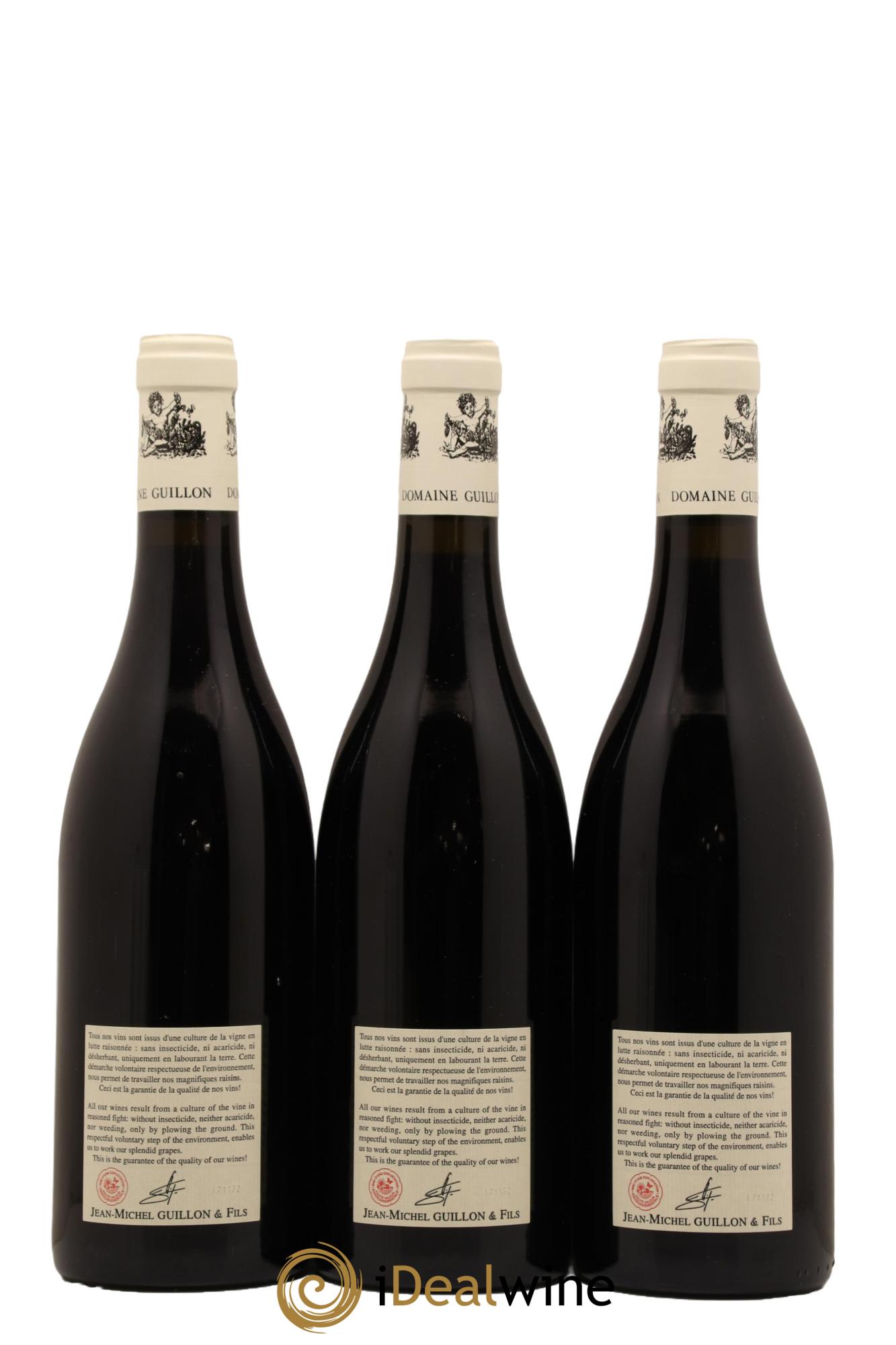 Clos de Vougeot Grand Cru Domaine Jean Michel Guillon 2018 - Lot de 3 bouteilles - 1