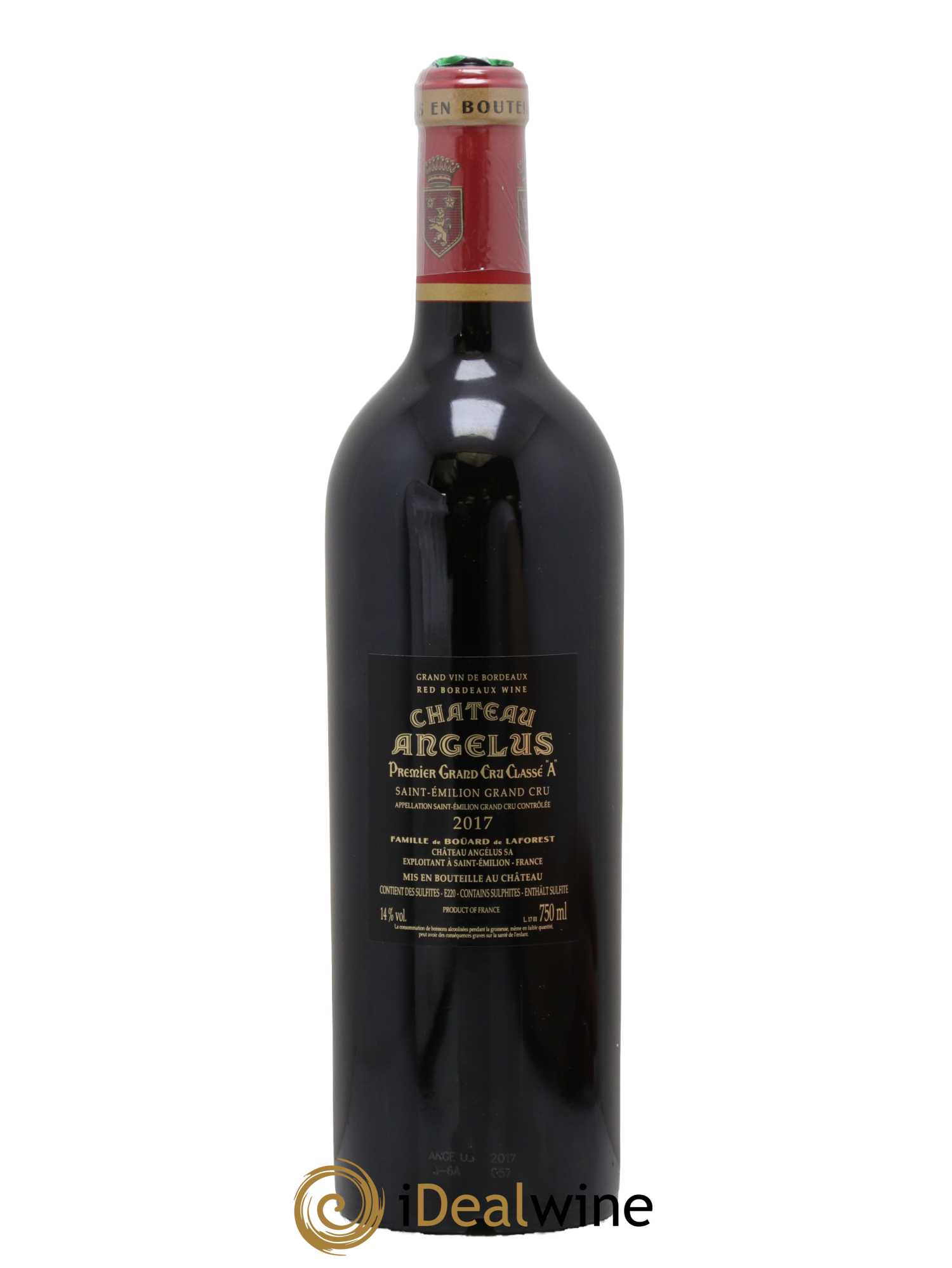 Château Angélus 1er Grand Cru Classé A 2017 - Lot of 1 bottle - 1