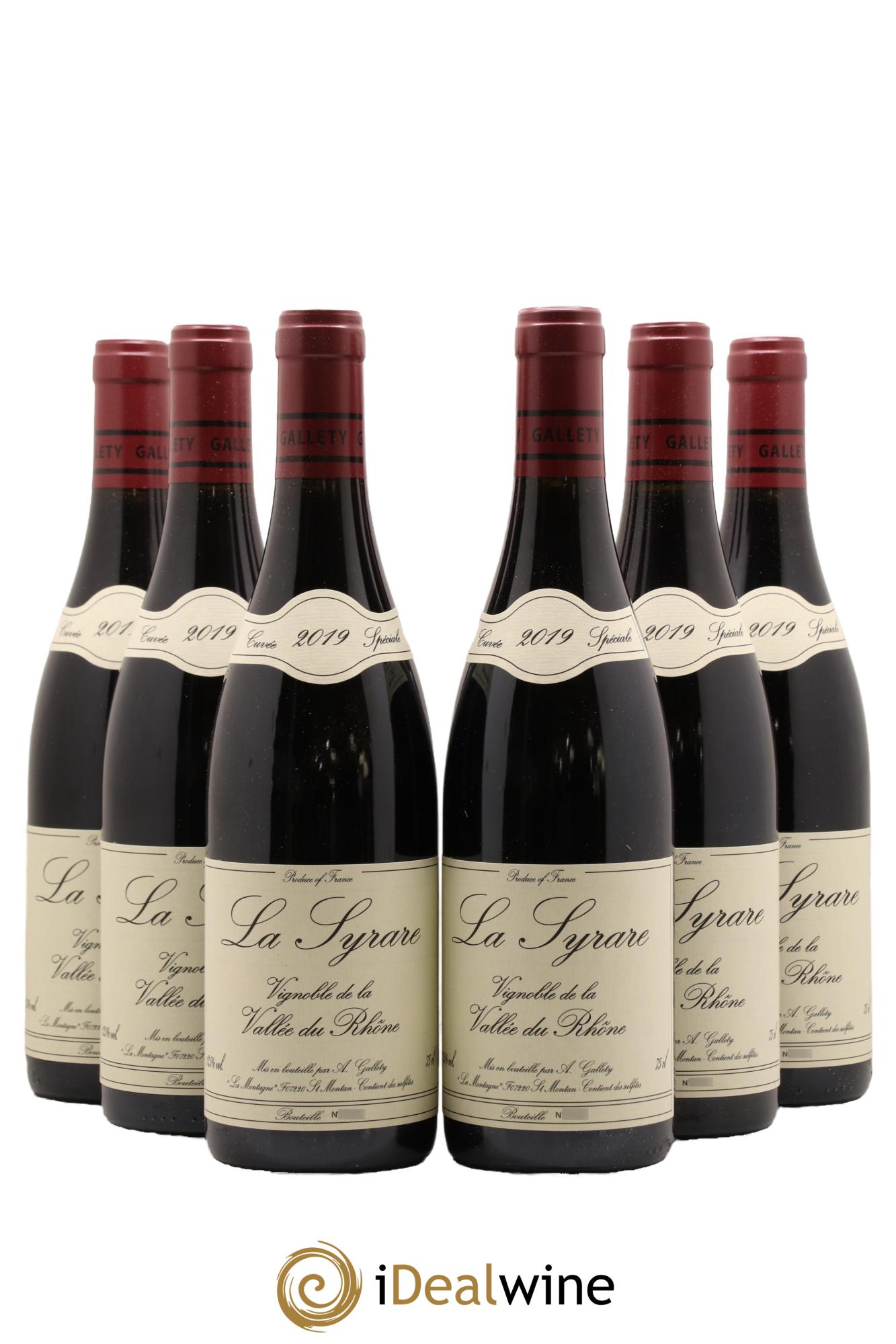 Côtes du Vivarais La Syrare Gallety (Domaine) 2019 - Lot de 6 bouteilles - 0