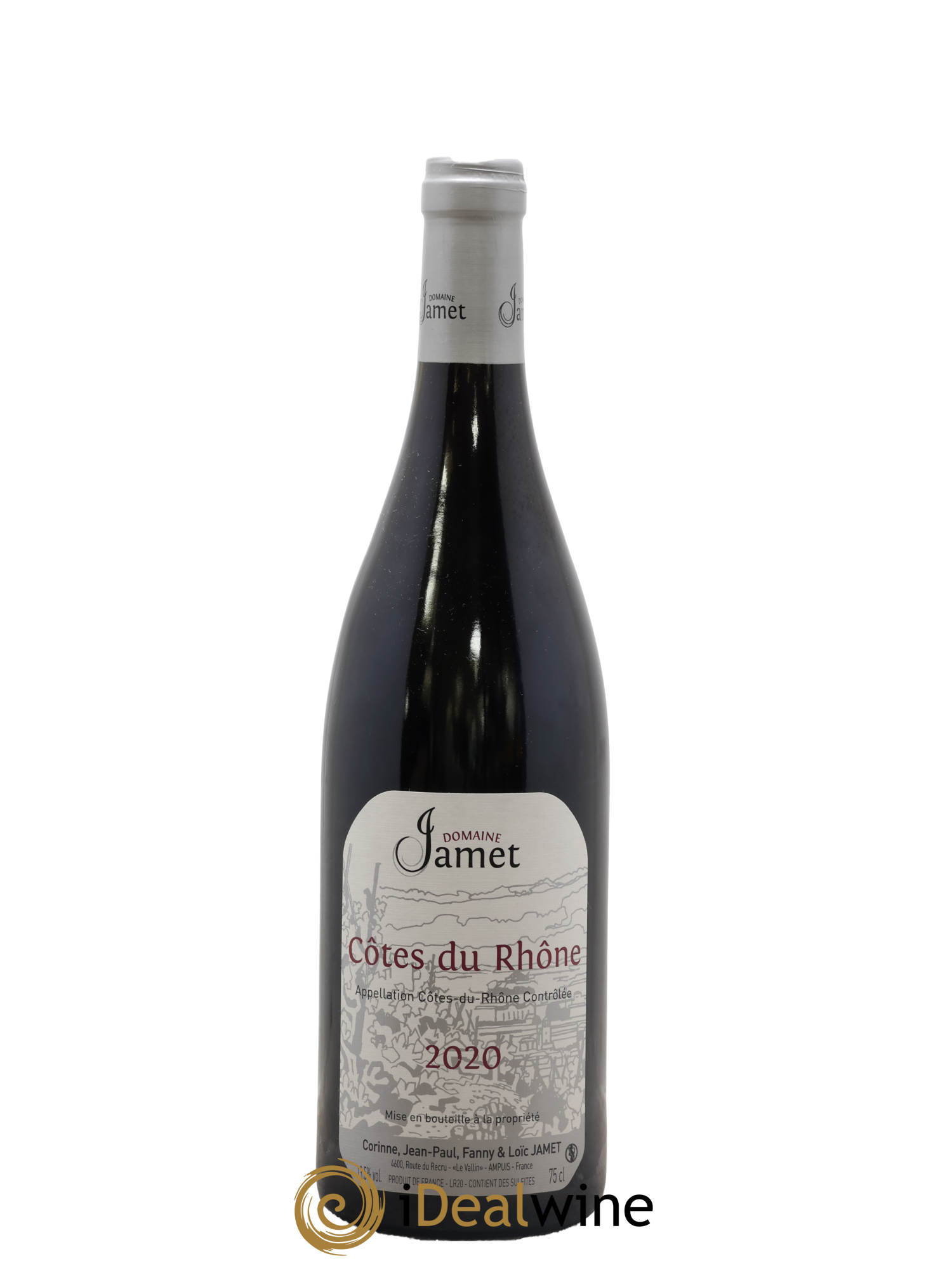 Côtes-du-Rhône Jamet (Domaine) 2020 - Lot de 1 bouteille - 0