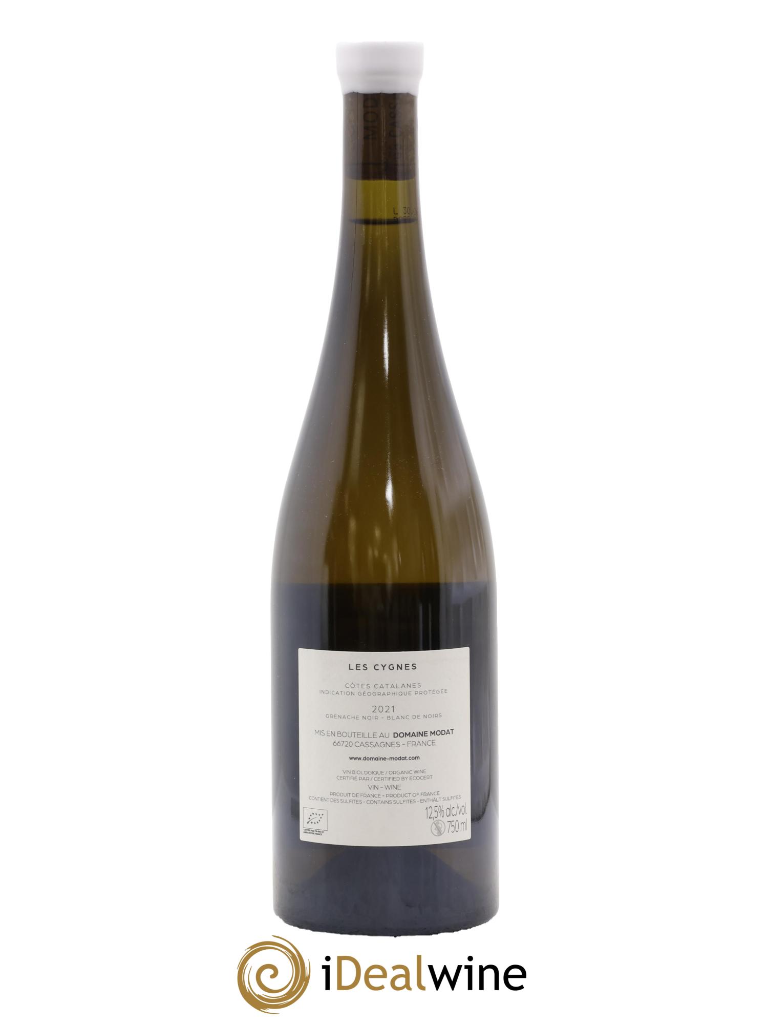 IGP Côtes Catalanes (VDP des Côtes Catalanes) Les Cygnes Domaine Modat 2021 - Posten von 1 Flasche - 1