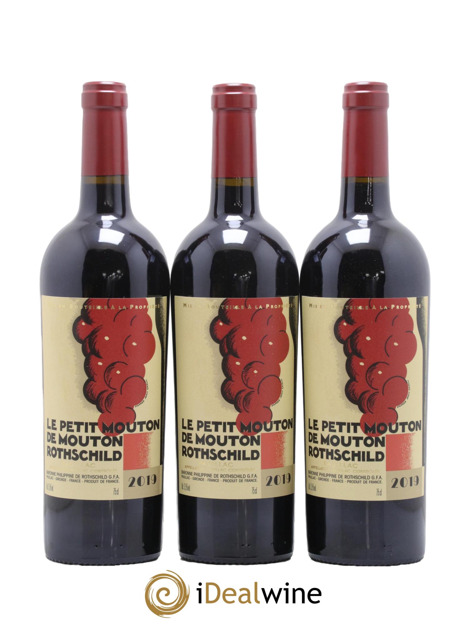 Petit Mouton Second Vin 2019 - Lot de 6 bouteilles - 1