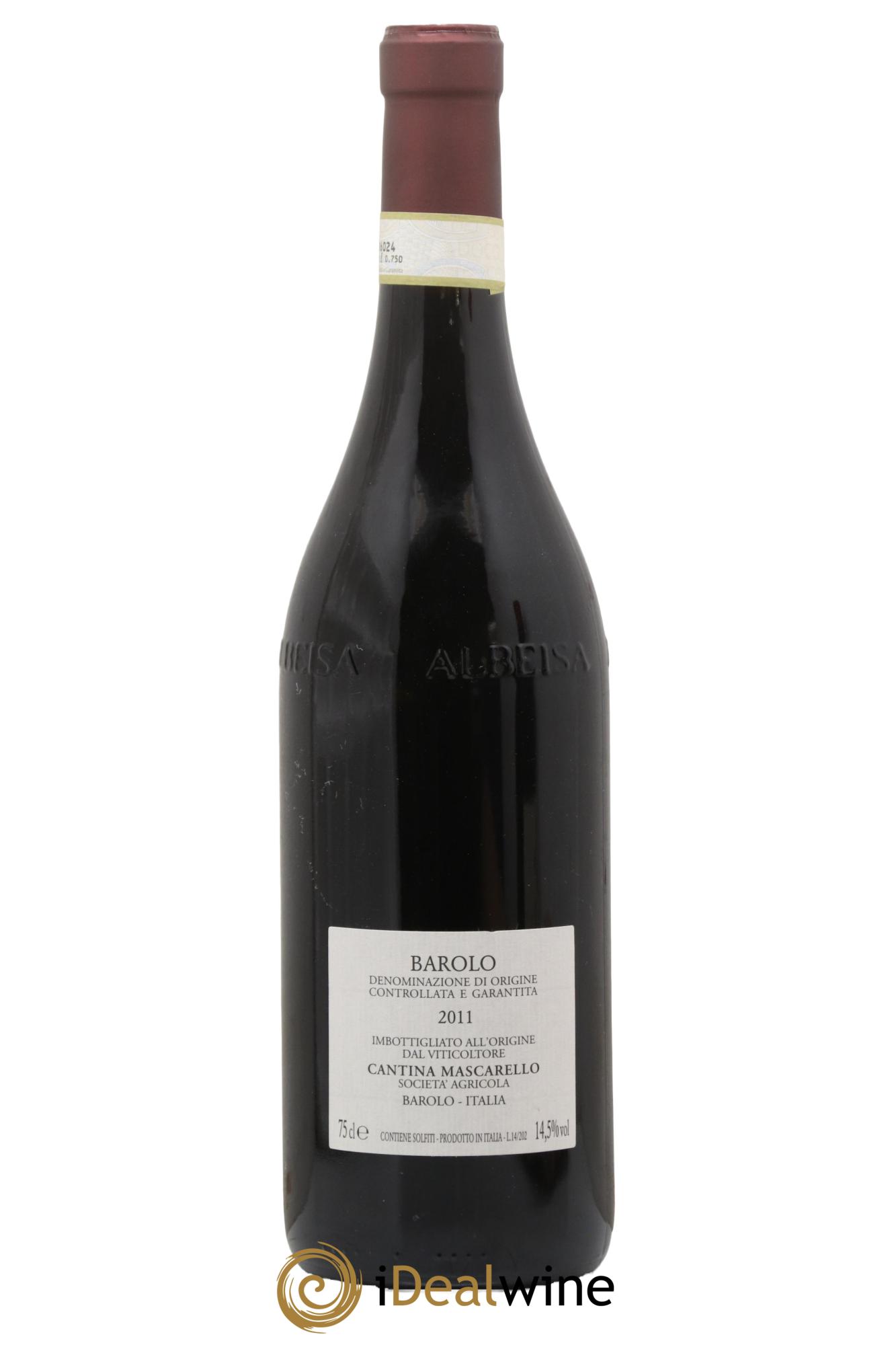 Barolo DOCG Bartolo Mascarello  2011 - Posten von 1 Flasche - 1