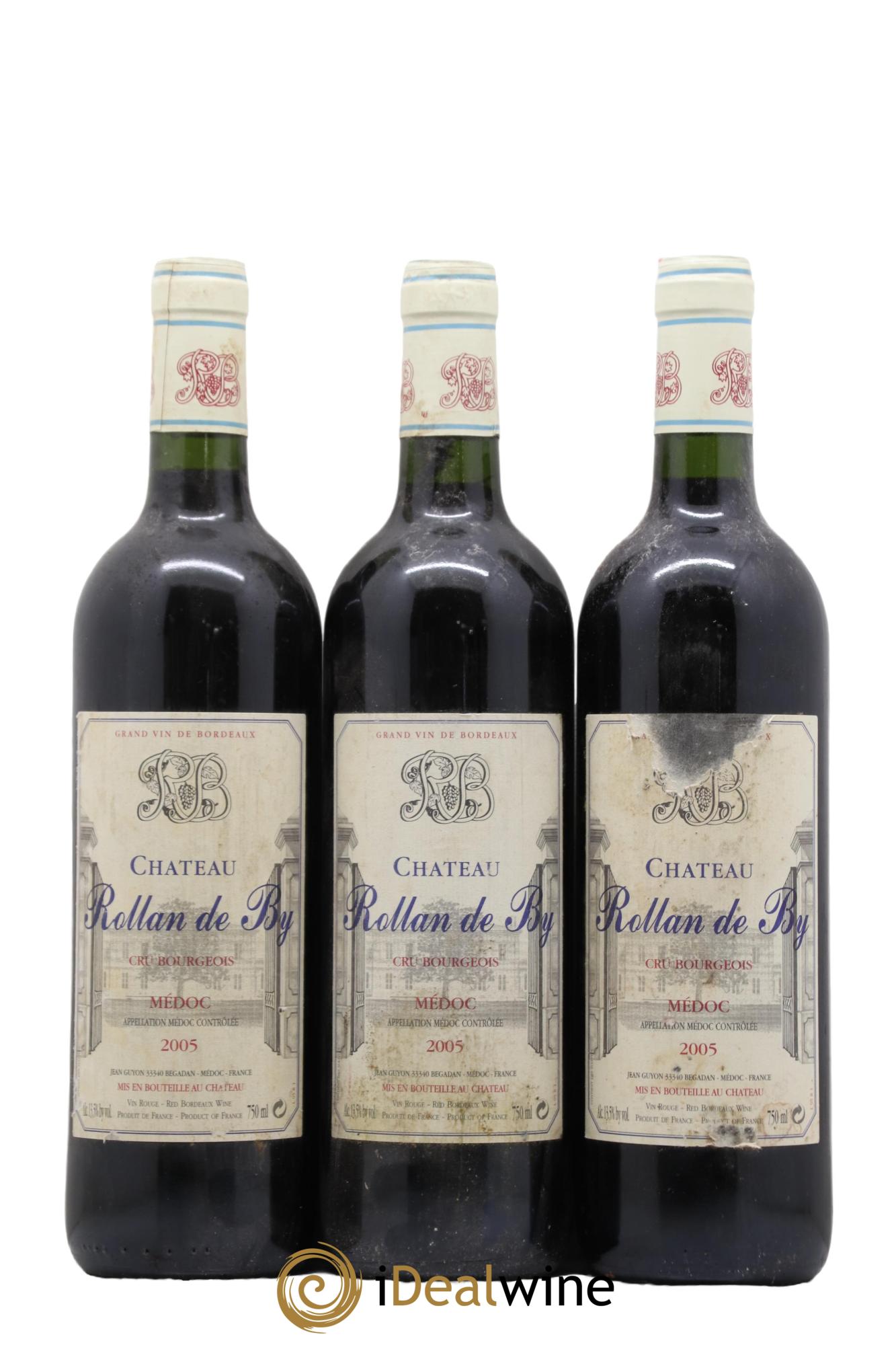Château Rollan de By Cru Bourgeois 2005 - Posten von 6 Flaschen - 1