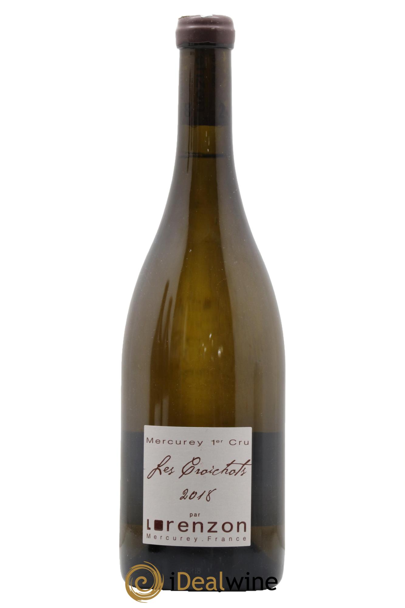 Mercurey 1er Cru Les Croichots Domaine Lorenzon 2018 - Lot de 1 bouteille - 0