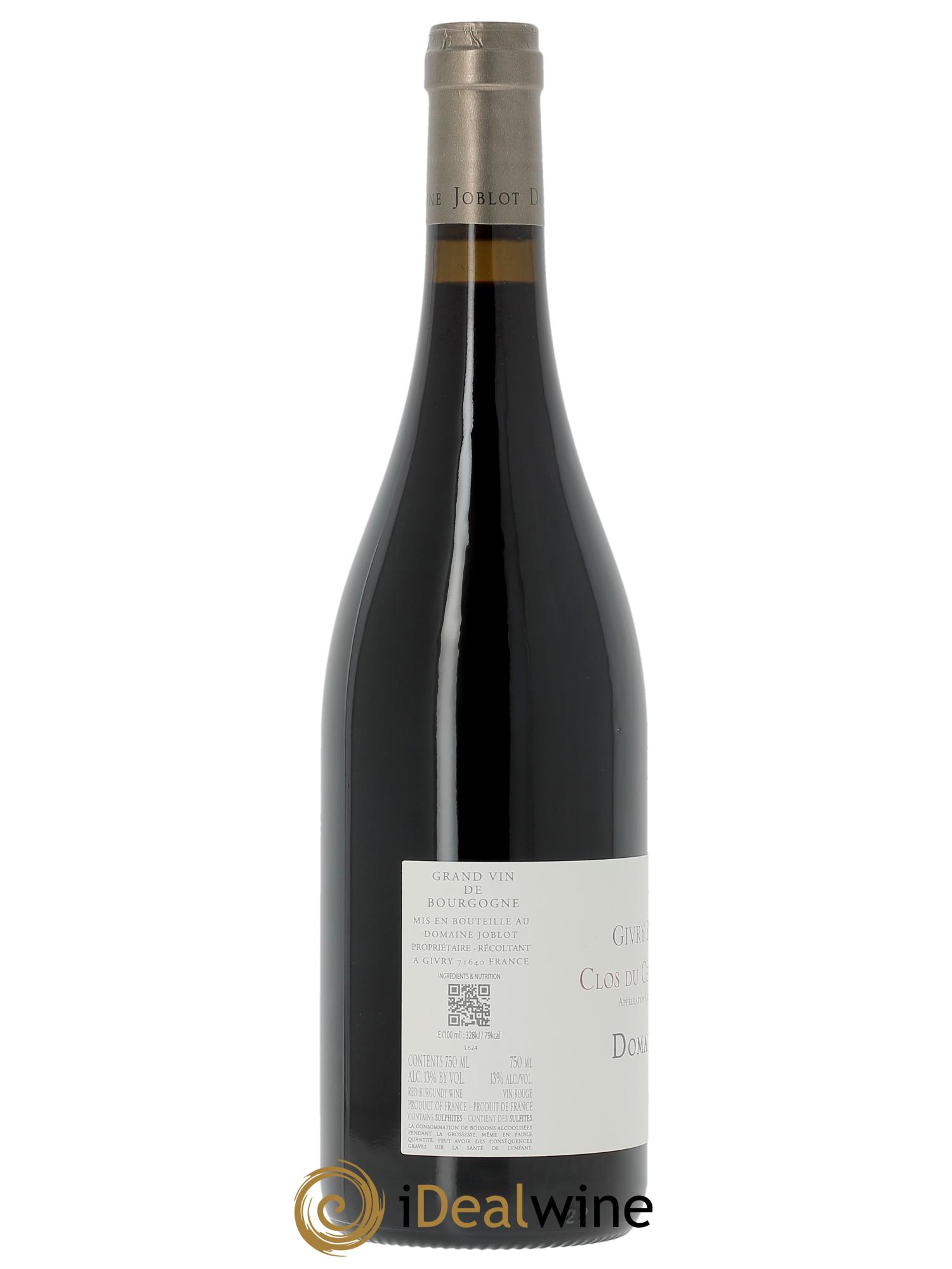 Givry 1er Cru Clos du Cellier aux Moines Joblot (Domaine) 2024 - Lotto di 1 bottiglia - 1