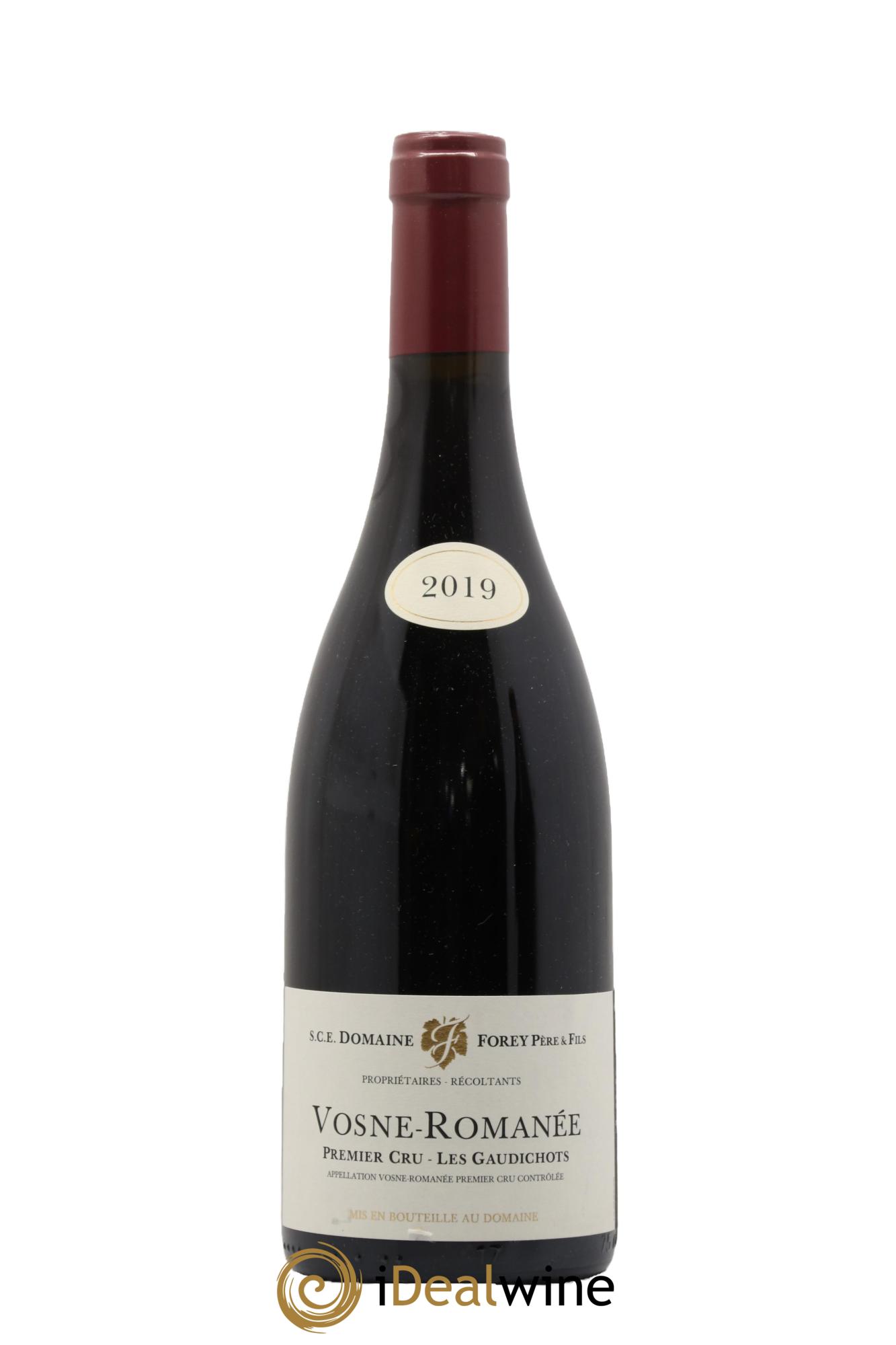 Vosne-Romanée 1er Cru Les Gaudichots Forey Père et Fils (Domaine) 2019 - Lot de 1 bouteille - 0