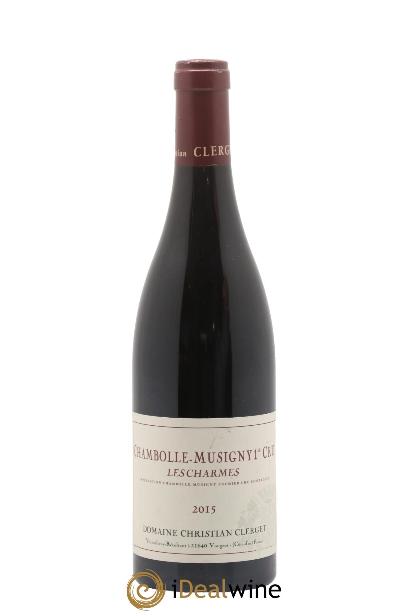 Chambolle-Musigny 1er Cru Les Charmes Christian Clerget 2015 - Lot de 1 bouteille - 0