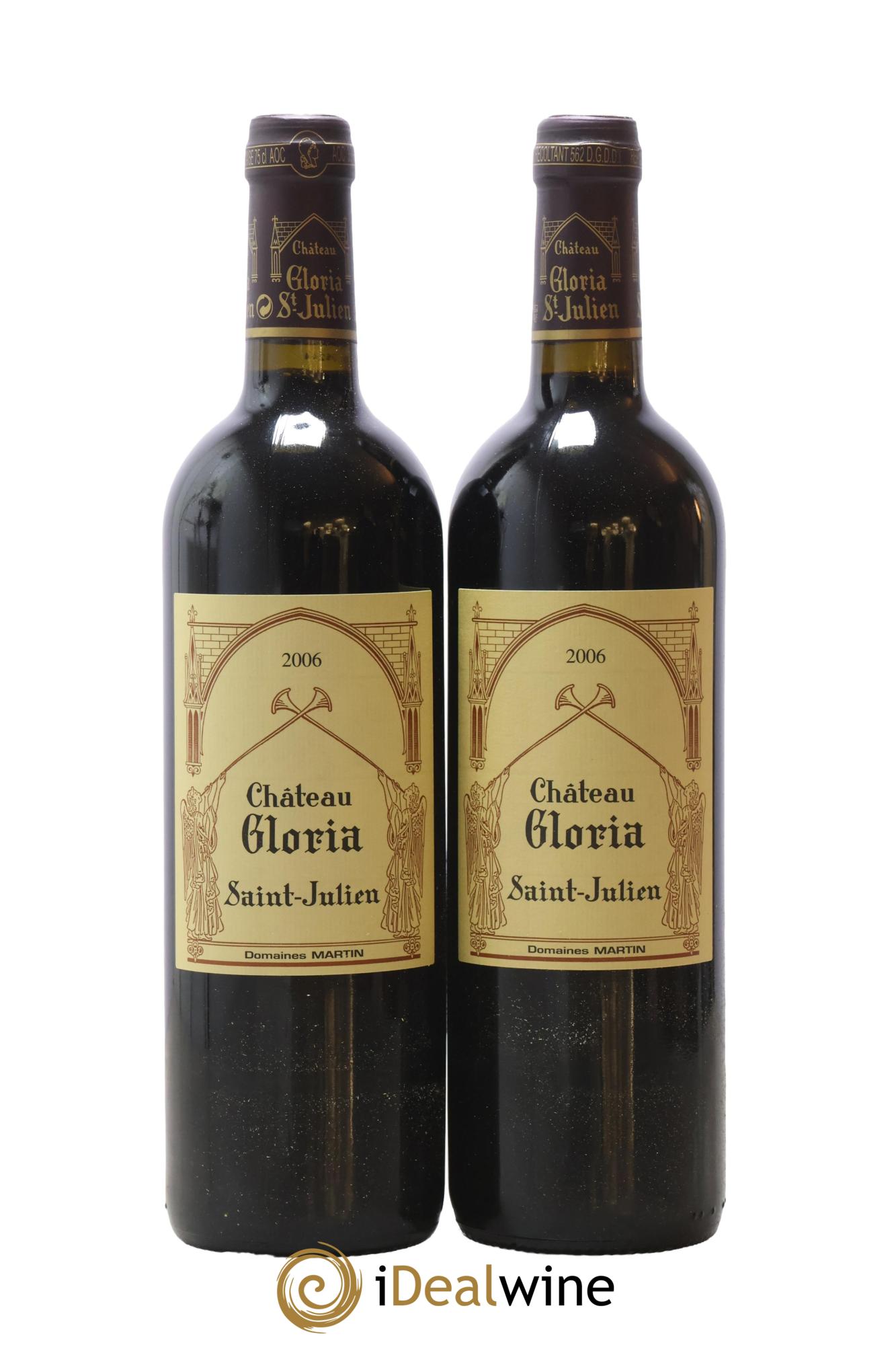 Château Gloria 2006 - Lot de 2 bouteilles - 0