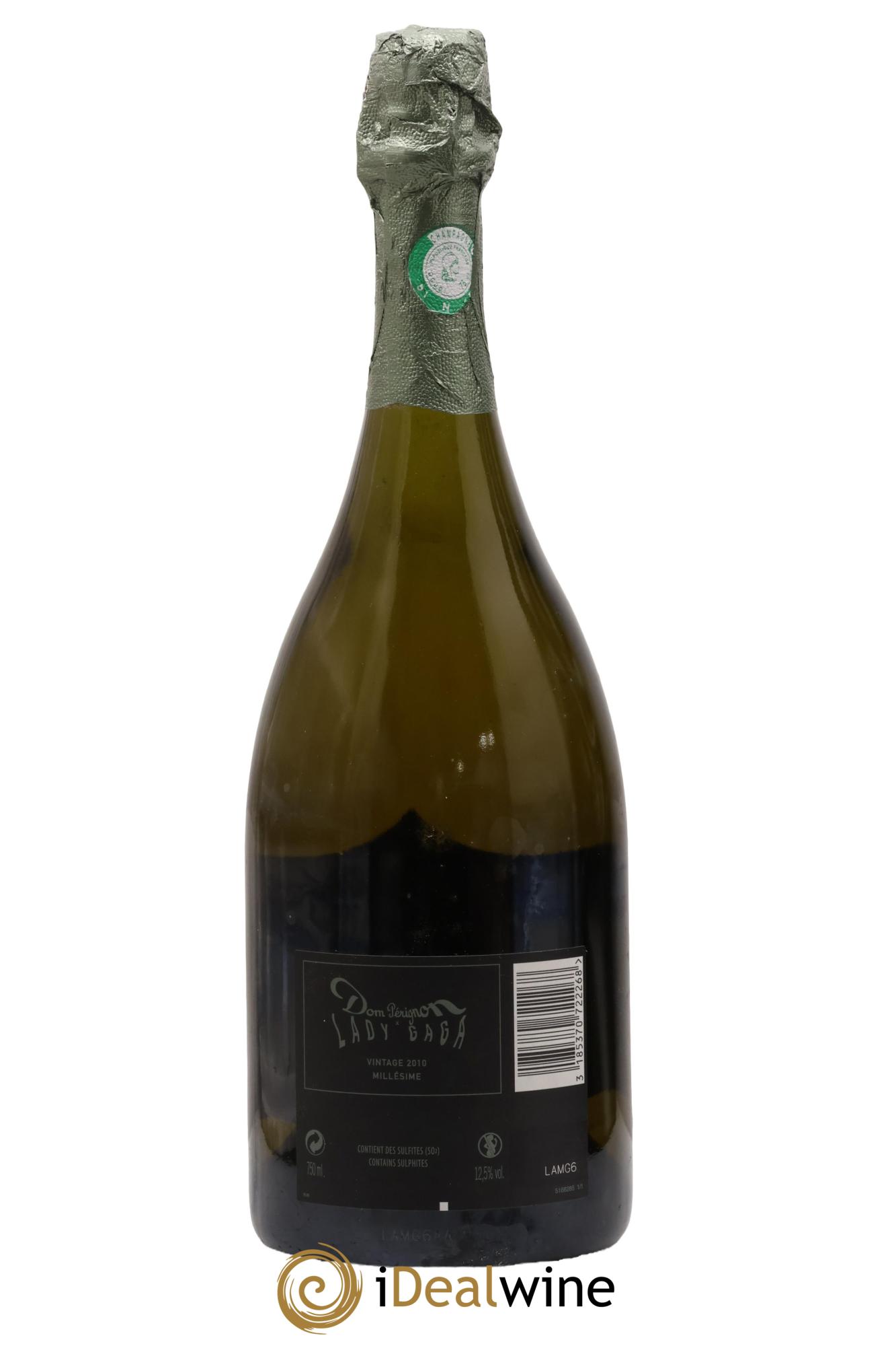 Vintage Edition Limitée Lady Gaga  Dom Pérignon 2010 - Lot de 1 bouteille - 2