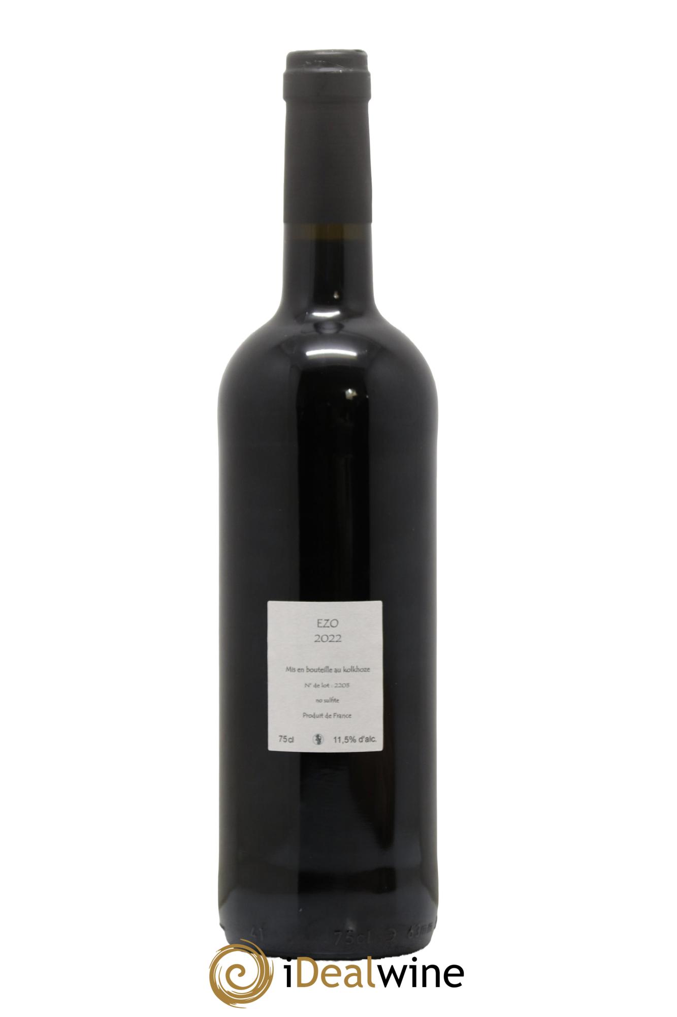 Vin de France Ezo Les Vins du Cabanon - Alain Castex 2022 - Lotto di 1 bottiglia - 1