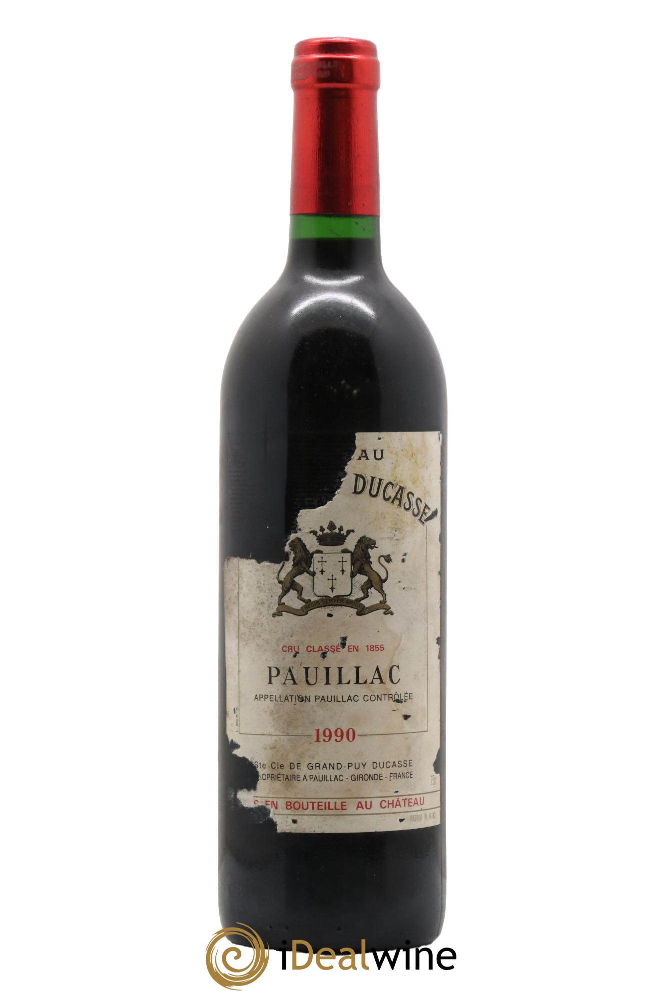 Château Grand Puy Ducasse 5ème Grand Cru Classé 1990 - Posten von 1 Flasche - 0