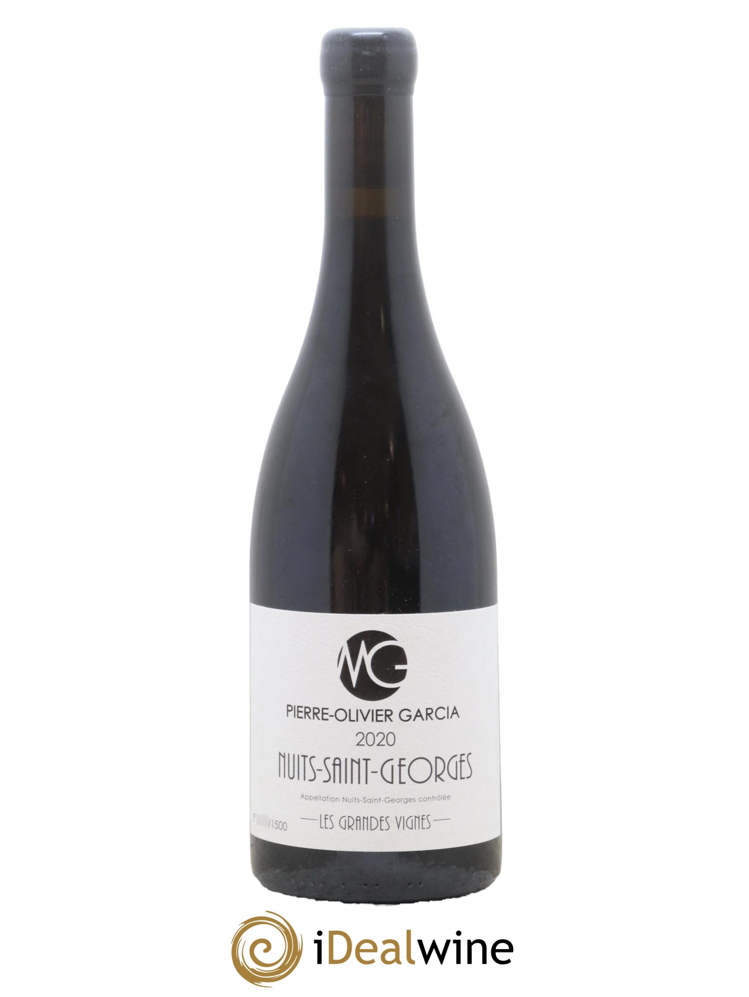Nuits-Saint-Georges Les Grandes Vignes Pierre Olivier Garcia Les Grandes Vignes Domaine Moron Garcia 2020 - Lot de 1 bouteille - 0