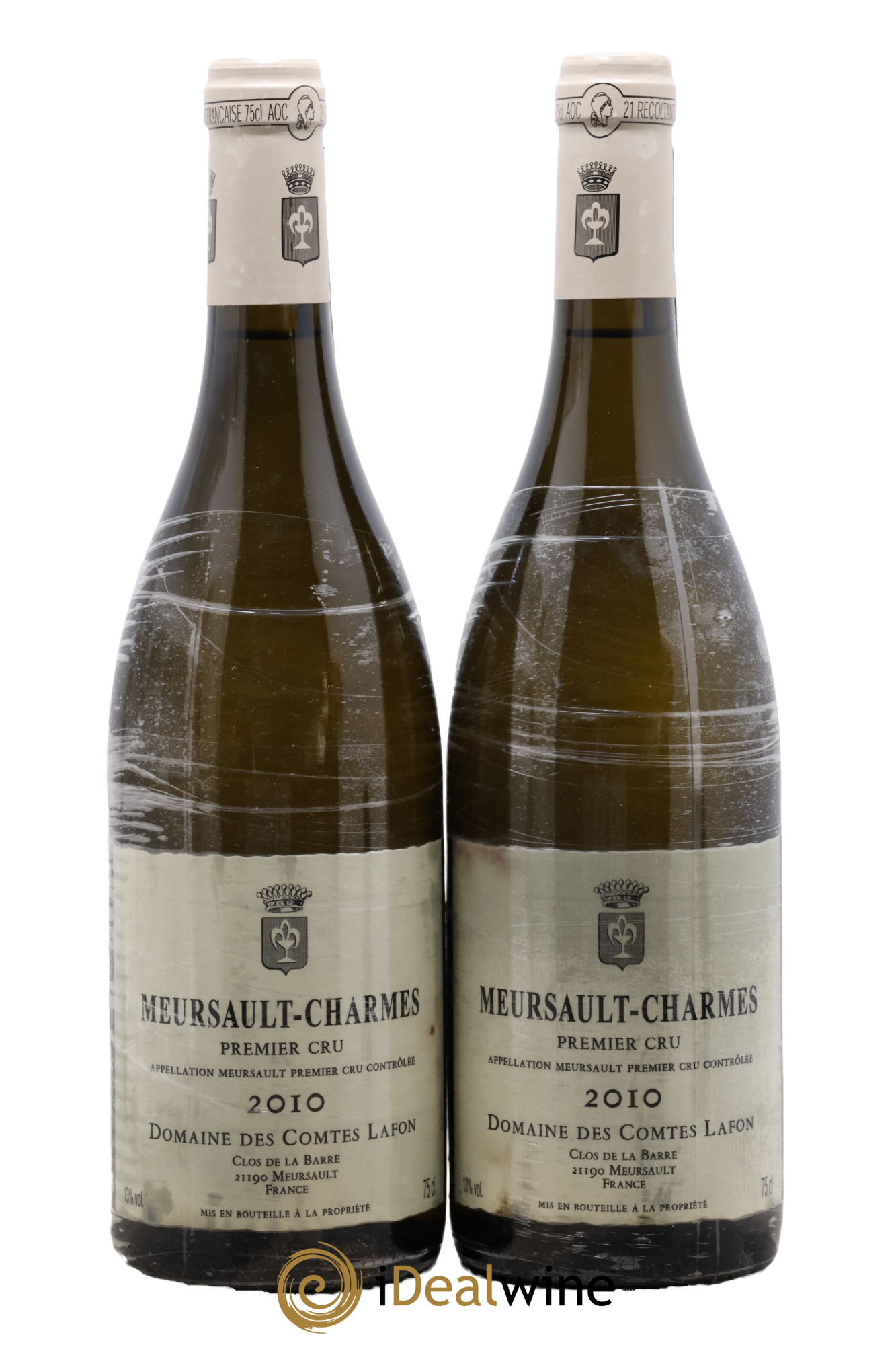 Meursault 1er Cru Charmes Comtes Lafon (Domaine des) 2010 - Lot of 2 bottles - 0