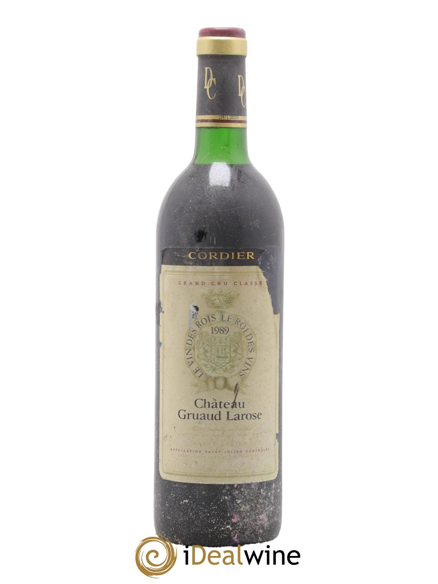 Château Gruaud Larose 2ème Grand Cru Classé 1989 - Lot de 1 bouteille - 0