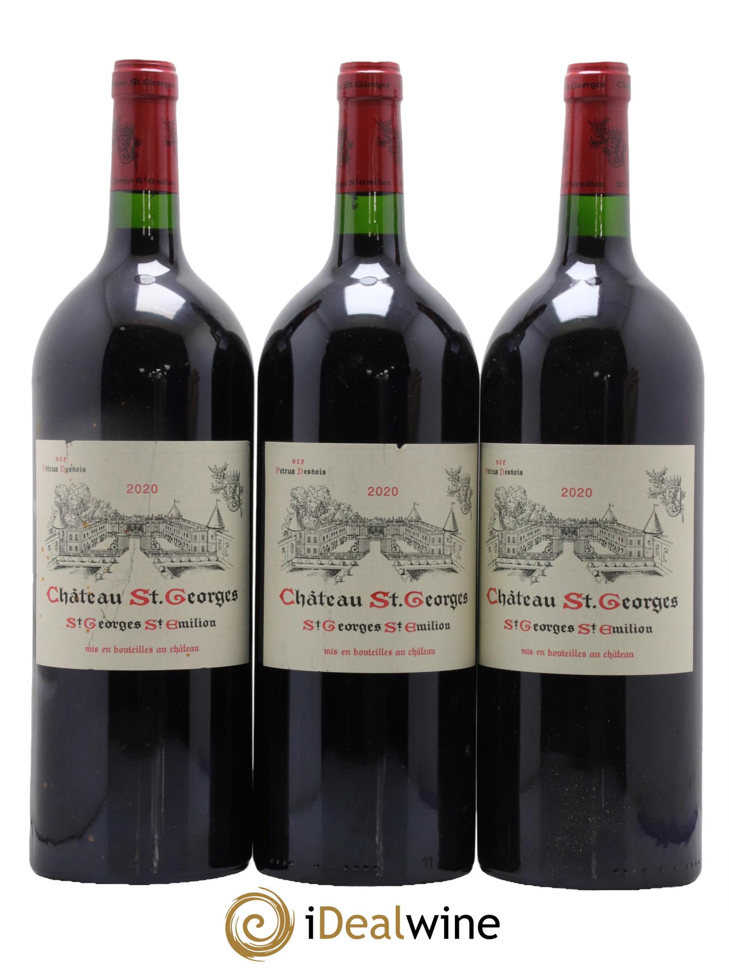 Saint-Georges-Saint-Émilion Château St Georges 2020 - Lot de 3 magnums - 0