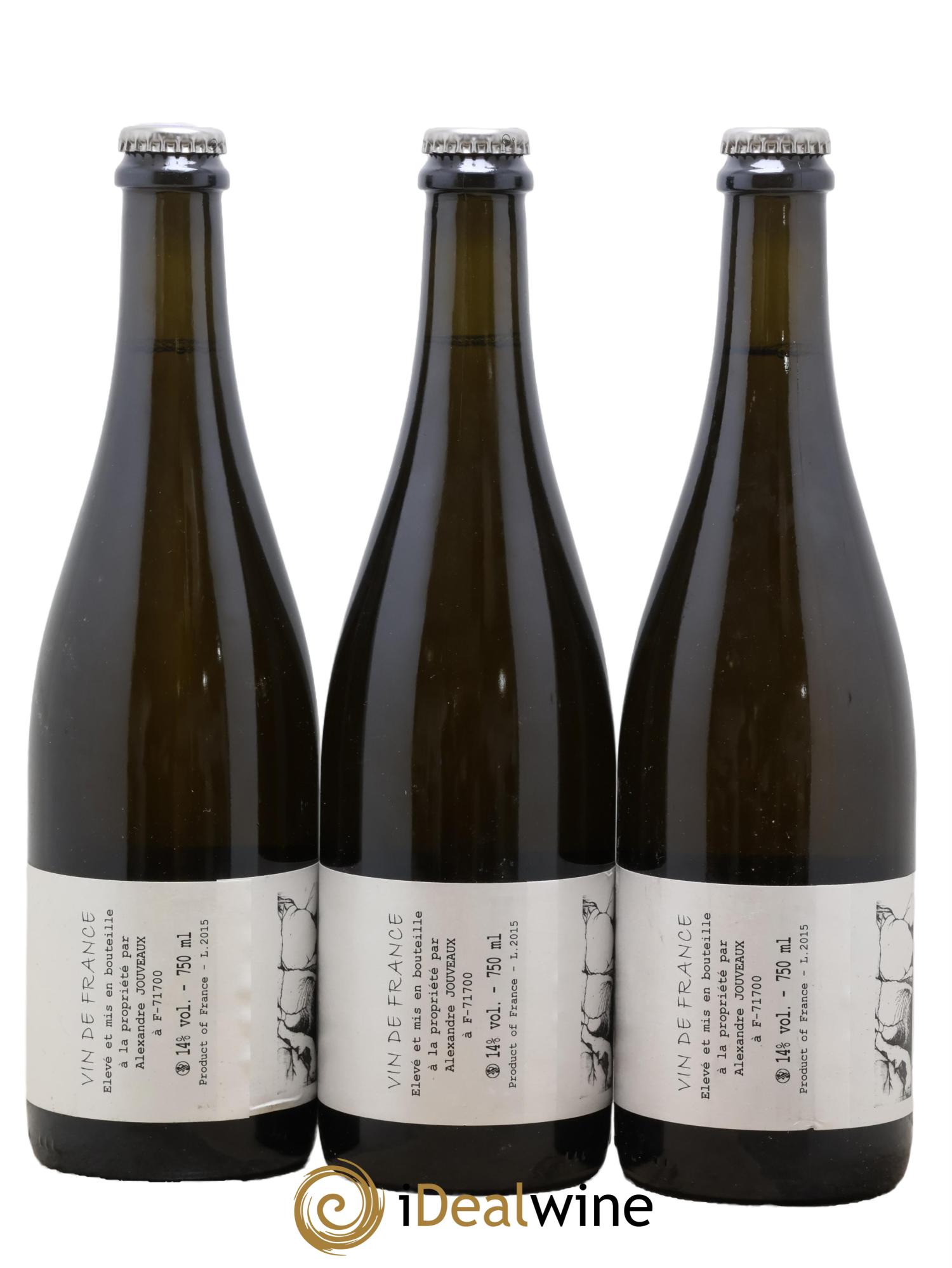 Vin de France Prety Alexandre Jouveaux 2015 - Lot de 3 bouteilles - 1