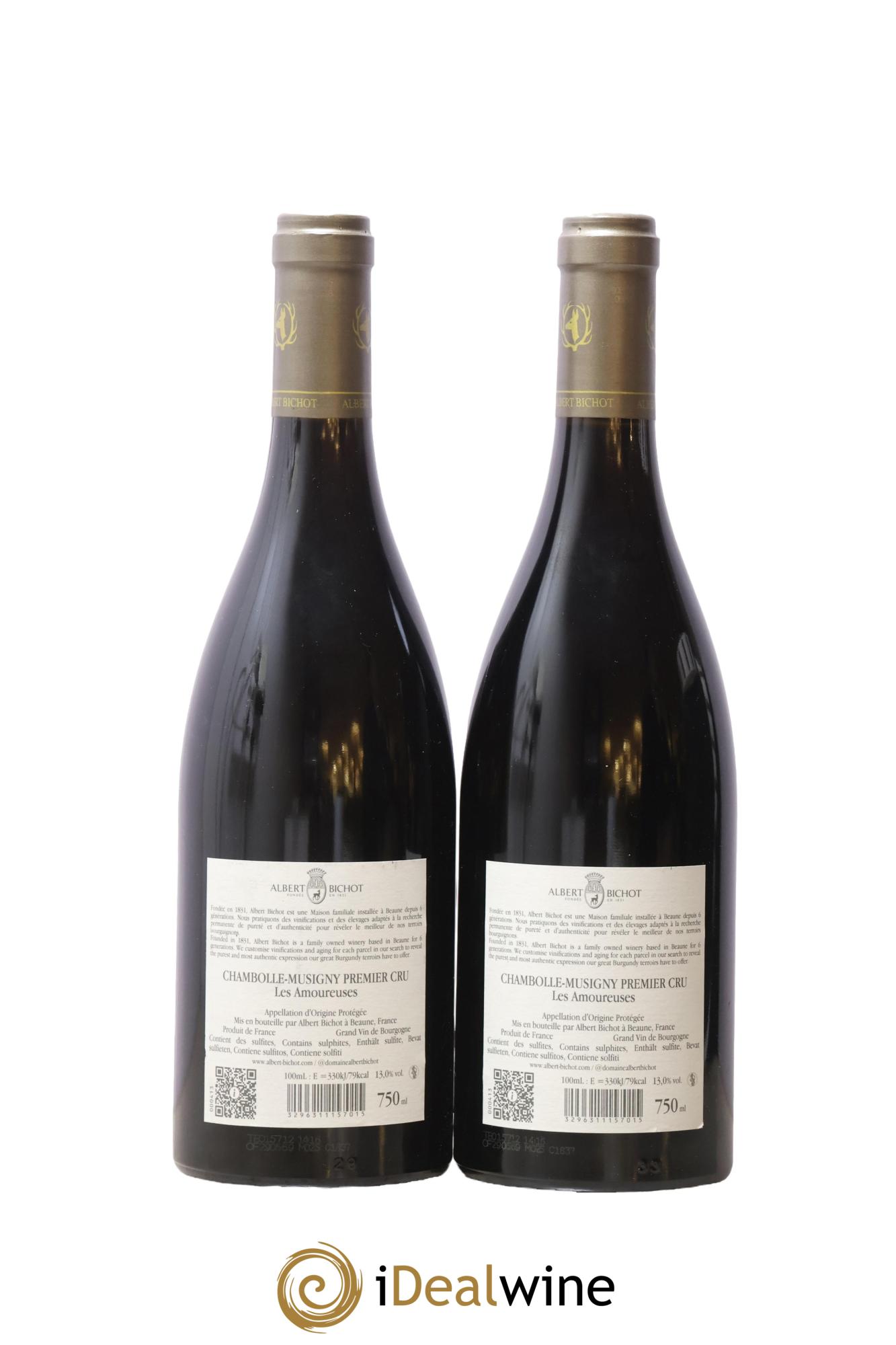 Chambolle-Musigny 1er Cru Les Amoureuses Albert Bichot 2021 - Lote de 2 botellas - 1