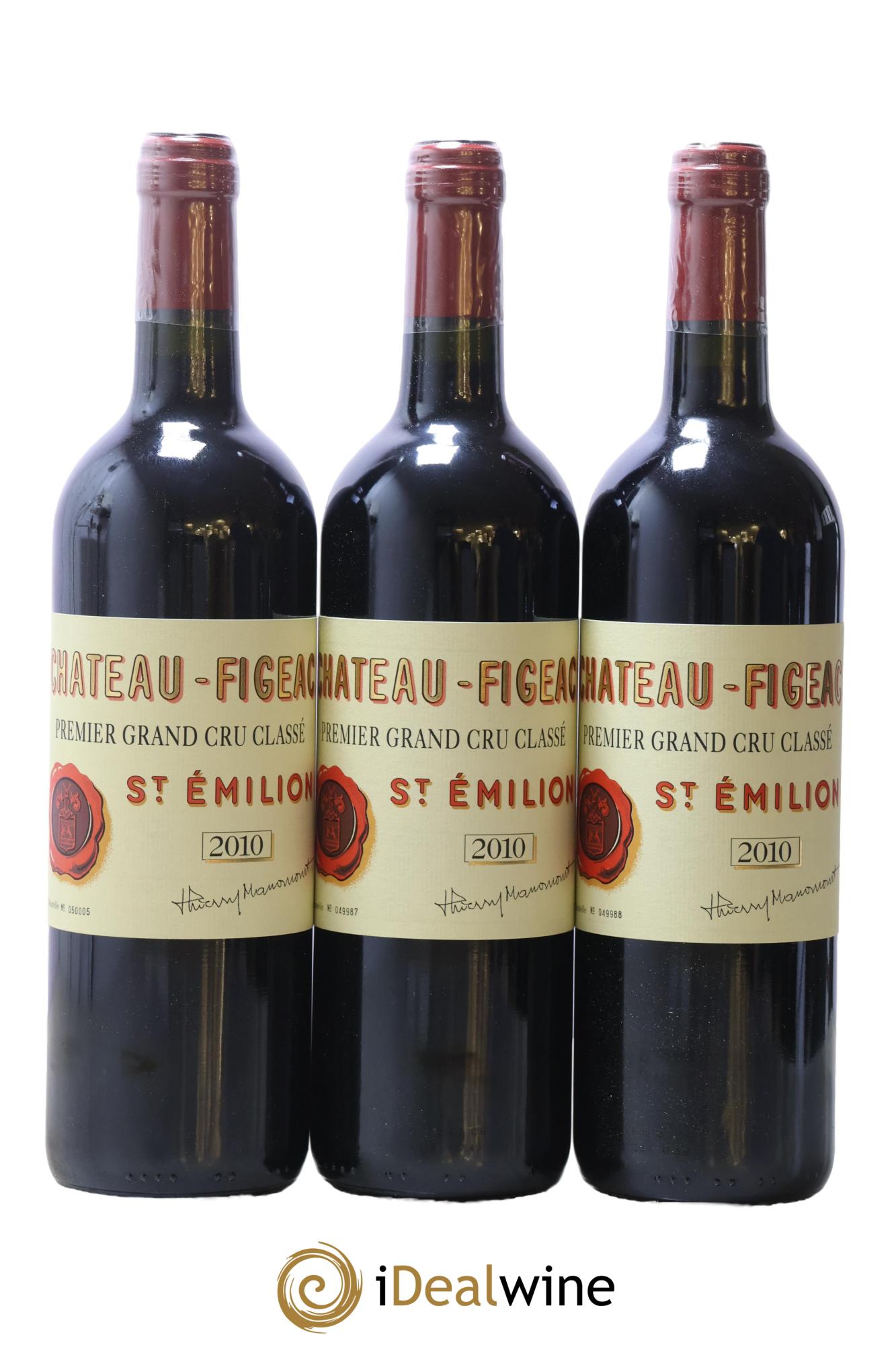 Château Figeac 1er Grand Cru Classé A 2010 - Lot de 6 bouteilles - 1