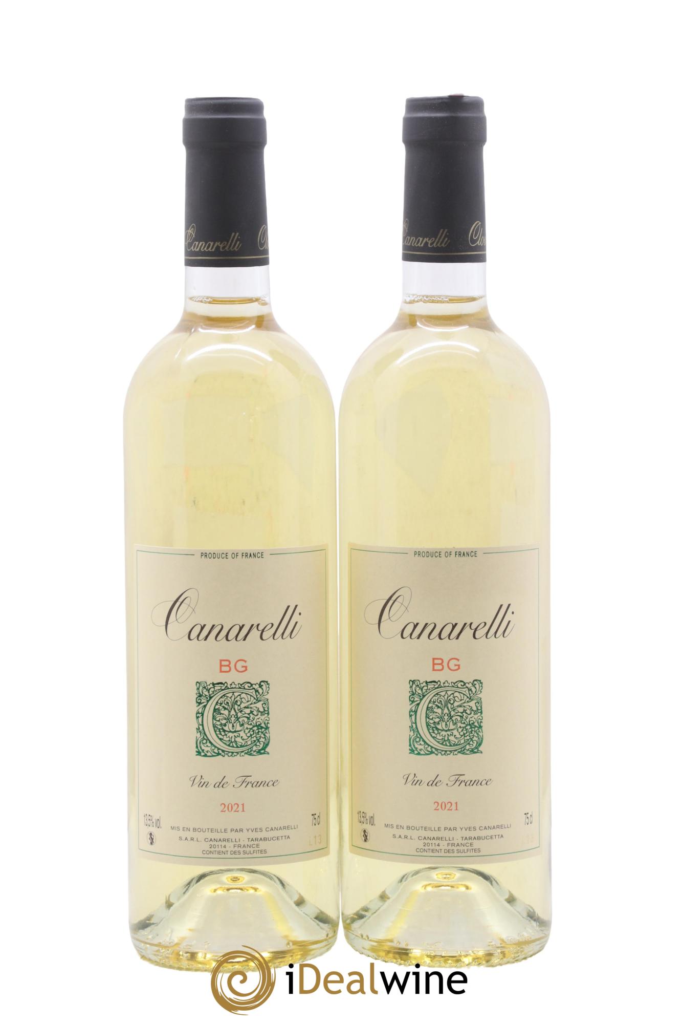 Vin de France Bianco Gentile Clos Canarelli 2021 - Lot of 2 bottles - 0