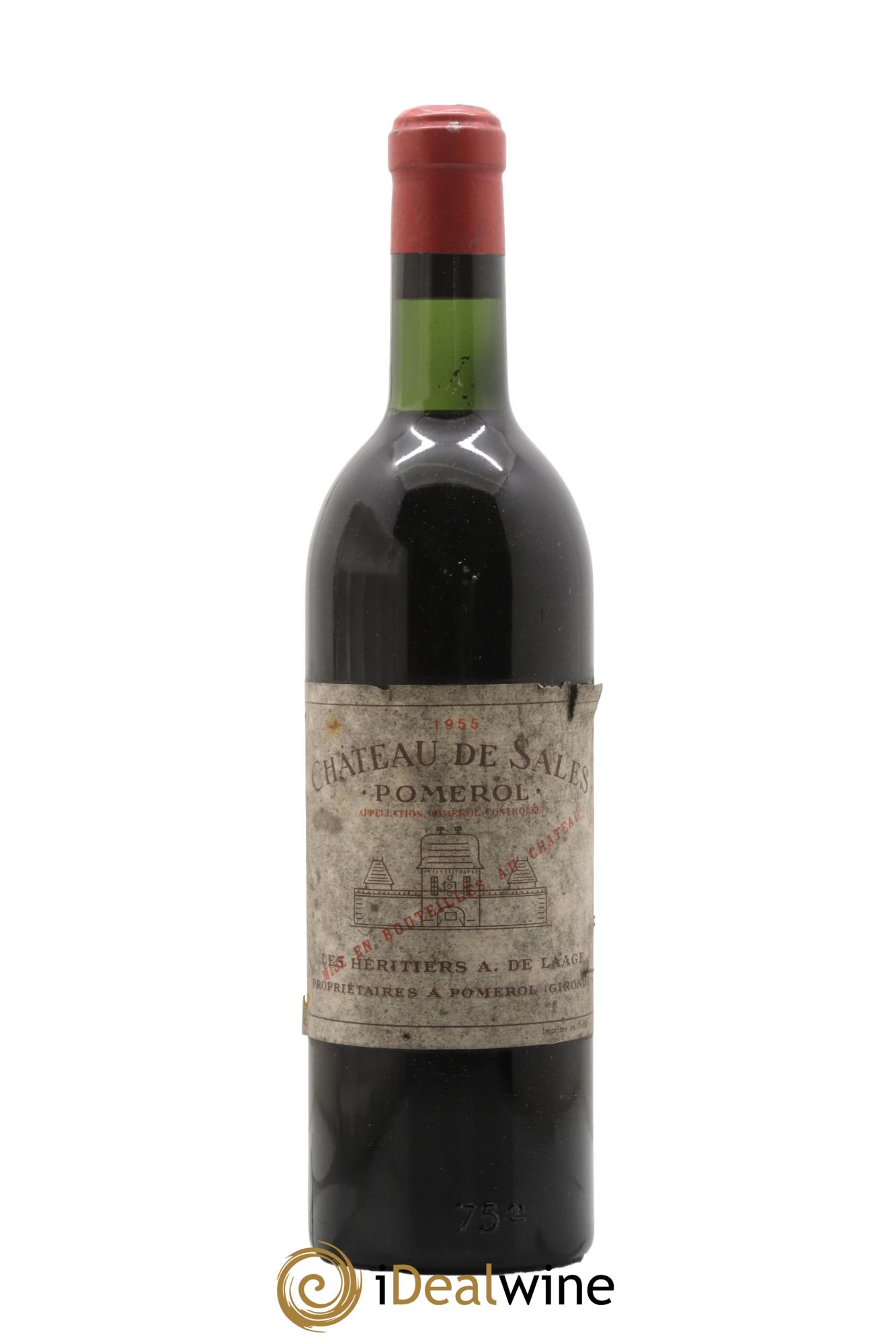 Château de Sales 1955 - Lot de 1 bouteille - 0