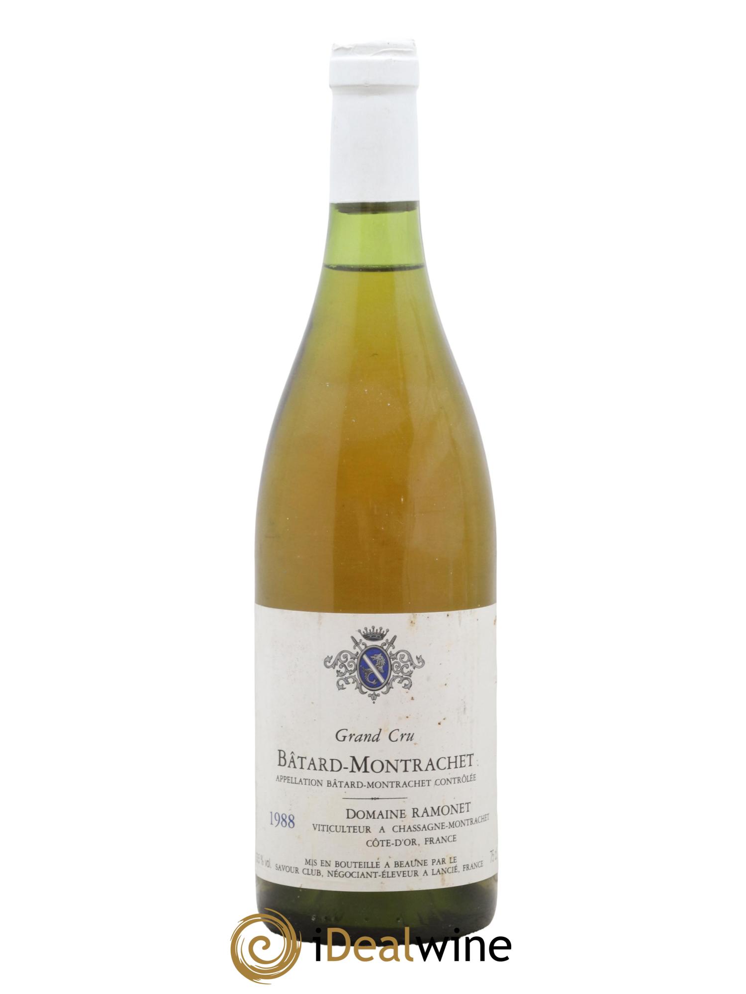 Bâtard-Montrachet Grand Cru Ramonet (Domaine) 1988 - Posten von 1 Flasche - 0