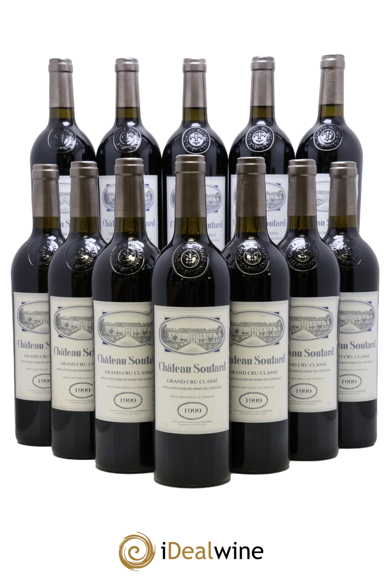 Château Soutard Grand Cru Classé 1999 - Posten von 12 Flaschen - 0