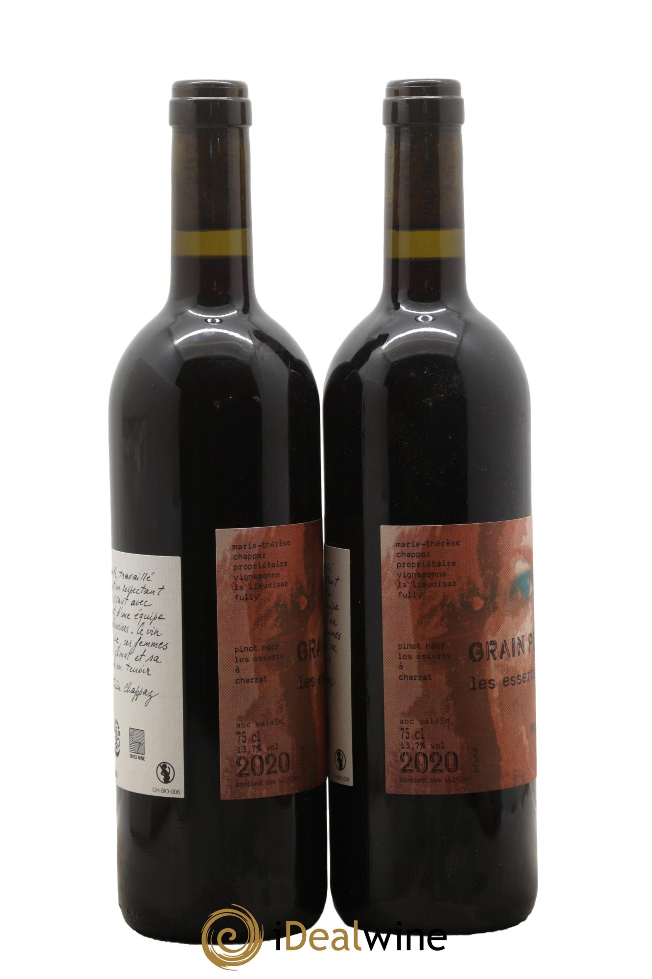 Valais Grain Pinot Les Essert Marie-Thérèse Chappaz - Domaine Des Claives 2020 - Lotto di 2 bottiglie - 1