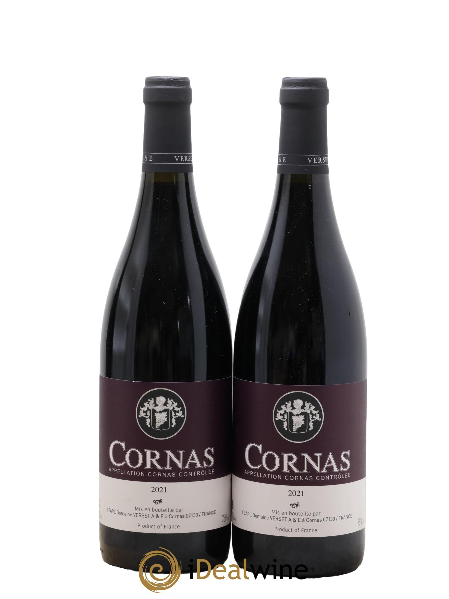 Cornas Alain Verset 2021 - Lot of 2 bottles - 0