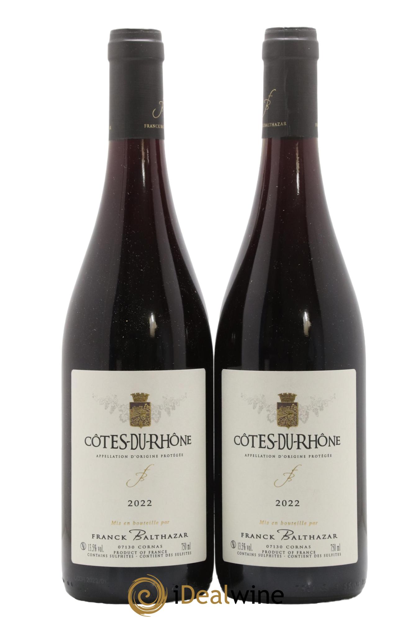 Côtes-du-Rhône Franck Balthazar (Domaine) 2022 - Lot de 2 bouteilles - 0