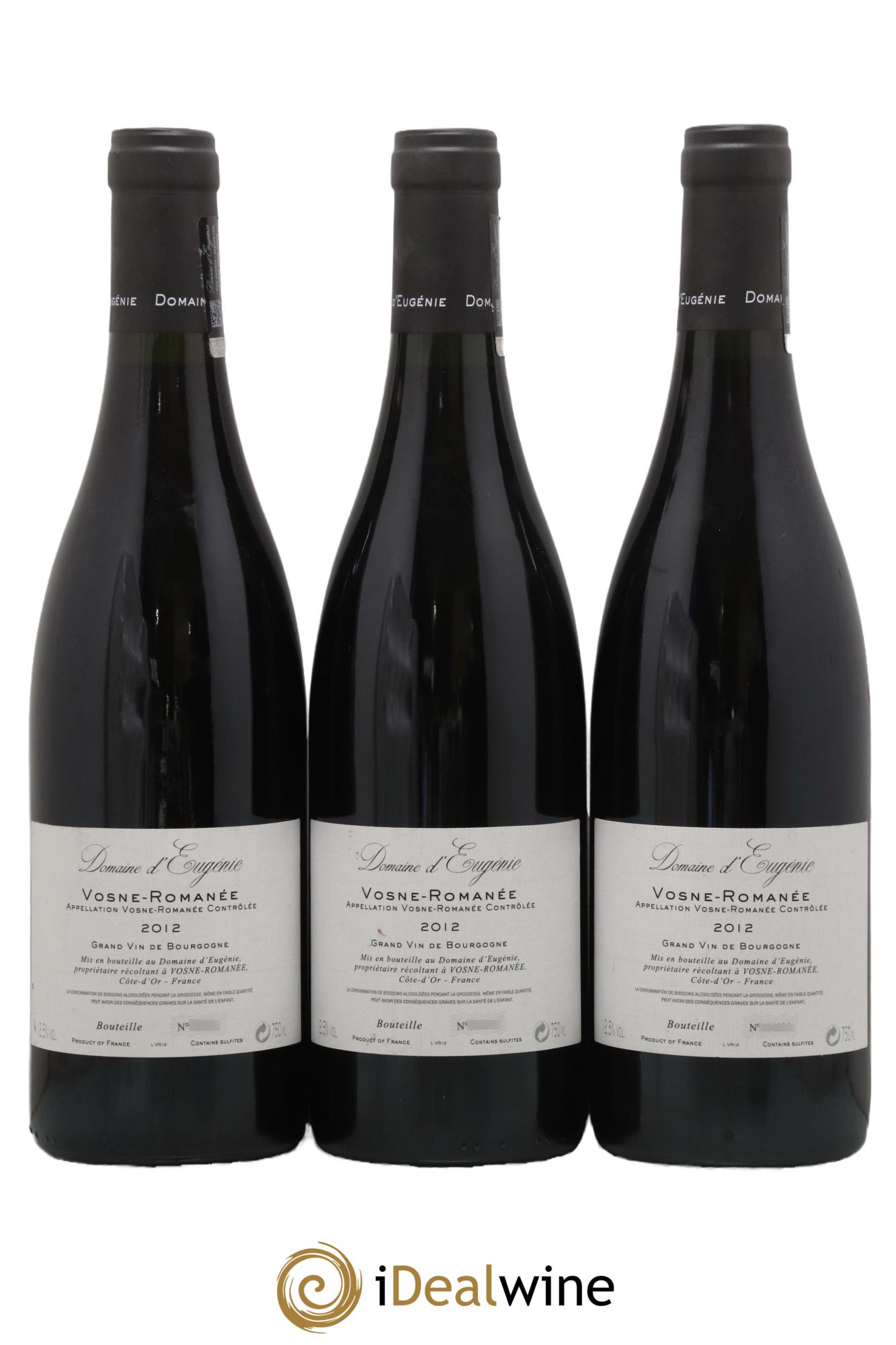 Vosne-Romanée Domaine René Engel - Domaine Eugénie 2012 - Posten von 3 Flaschen - 1