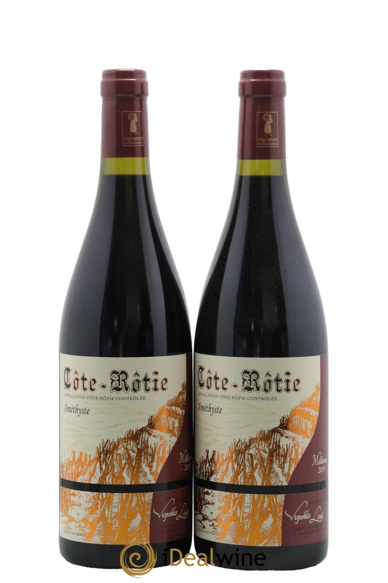 Côte-Rôtie Améthyste Vignobles Levet 2019 - Lot de 2 bouteilles - 0