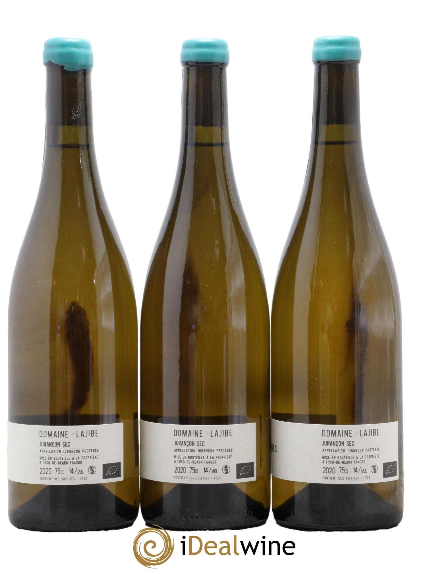 Jurançon sec Serres-Seques Domaine Lajibe - Jean-Baptiste Semmartin 2020 - Posten von 3 Flaschen - 1