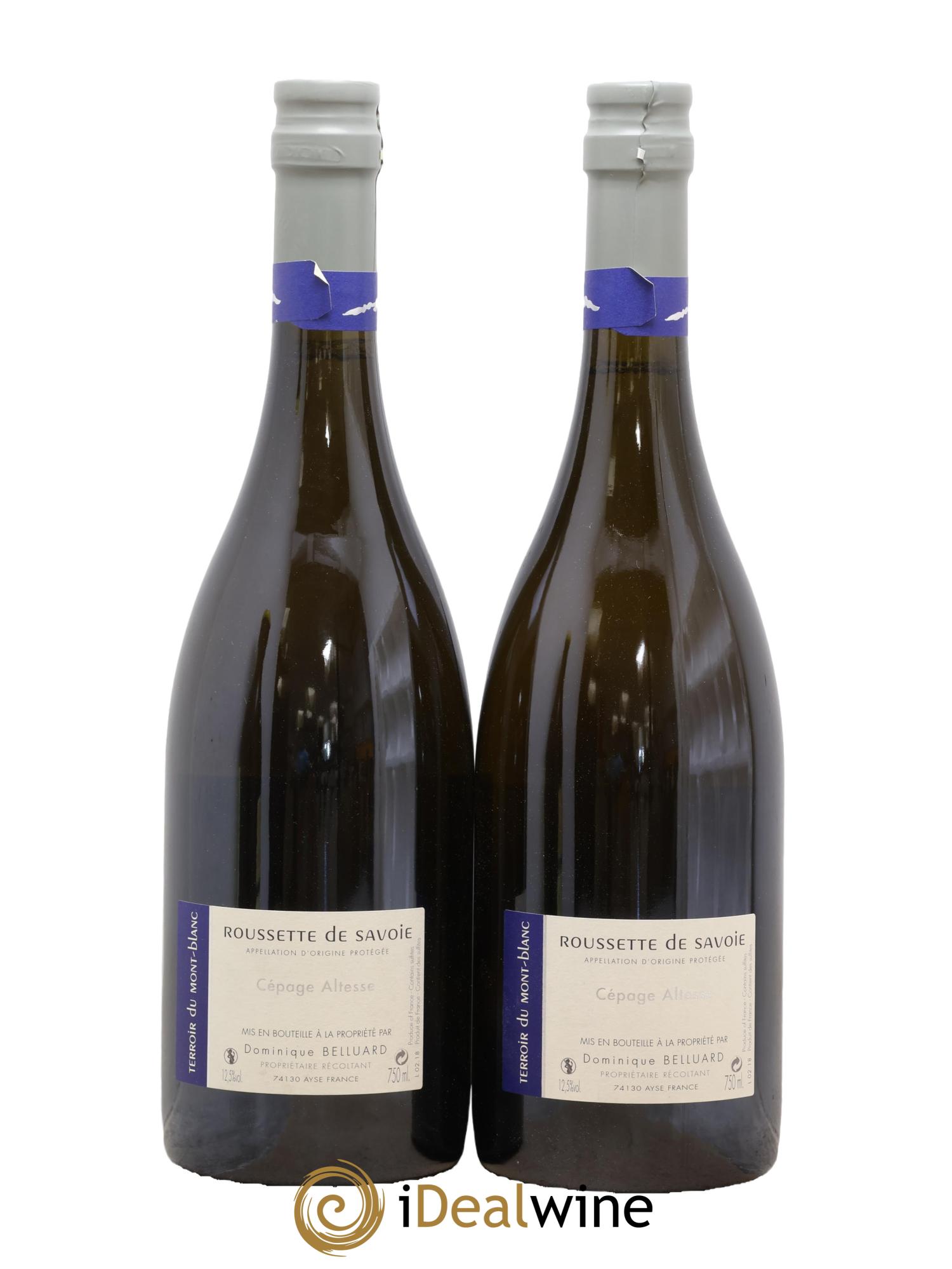 Vin de France Les Grandes Jorasses Domaine Belluard 2018 - Lot de 2 bouteilles - 1