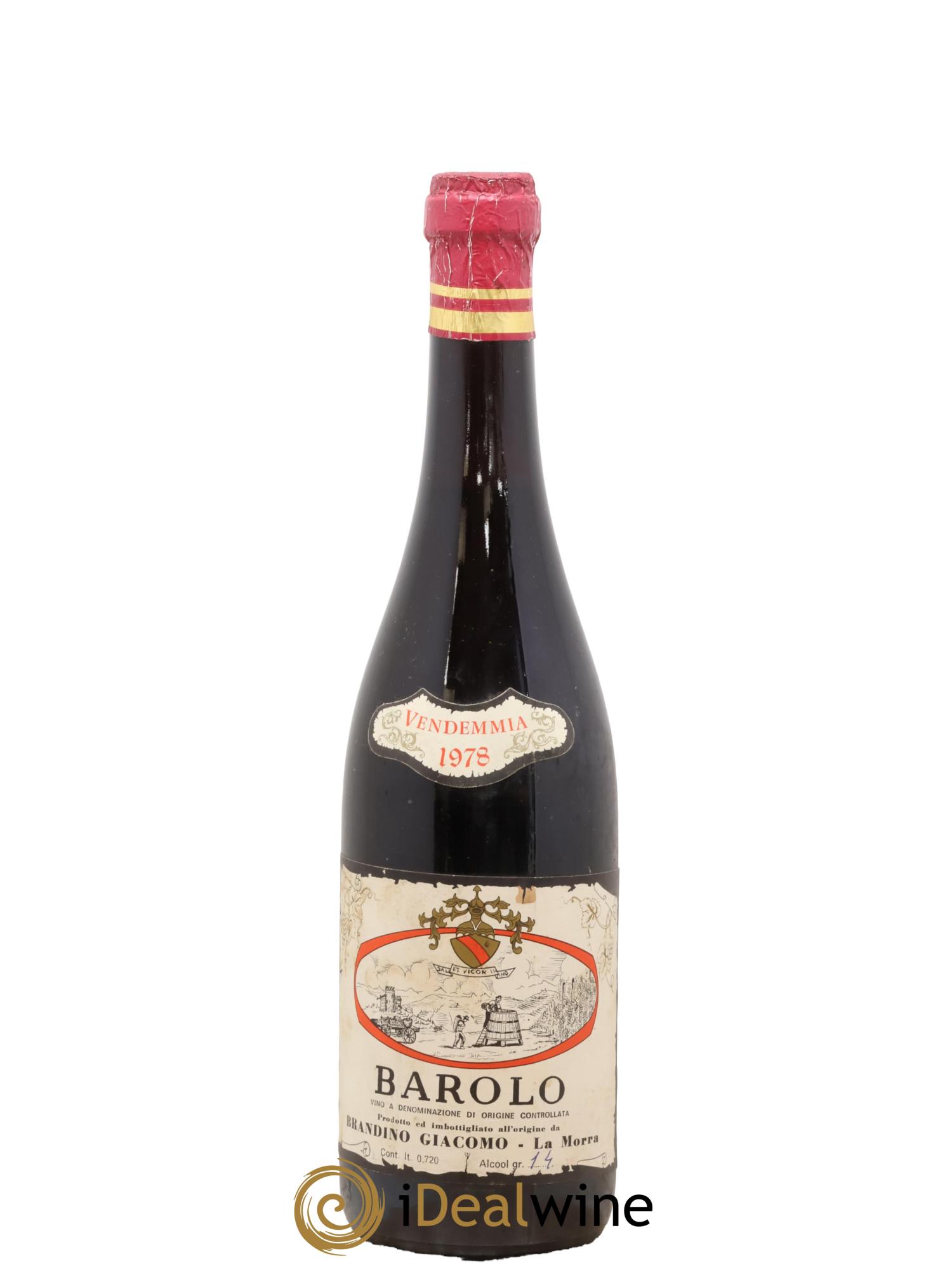 Barolo Brandino Giacomo 1978 - Lot de 1 bouteille - 0