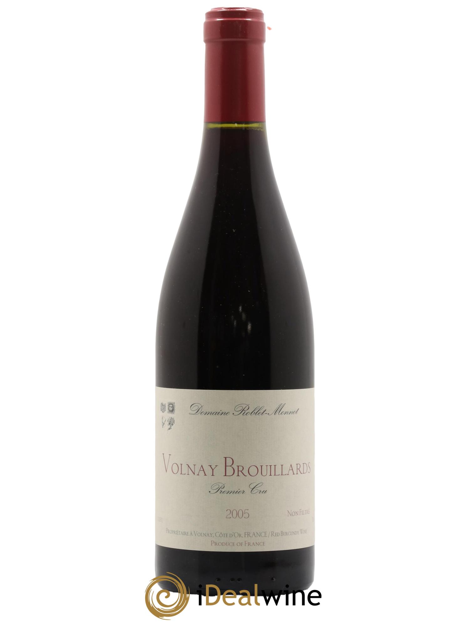 Volnay 1er Cru Brouillards Roblet-Monnot (Domaine) 2005 - Lot de 1 bouteille - 0