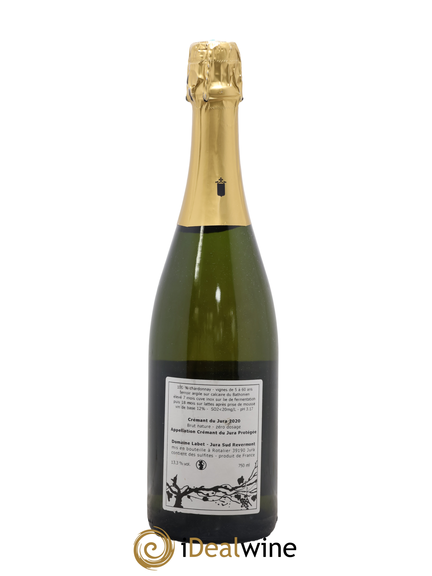 Crémant du Jura Romain - Julien - Charline Labet 2020 - Lotto di 1 bottiglia - 1