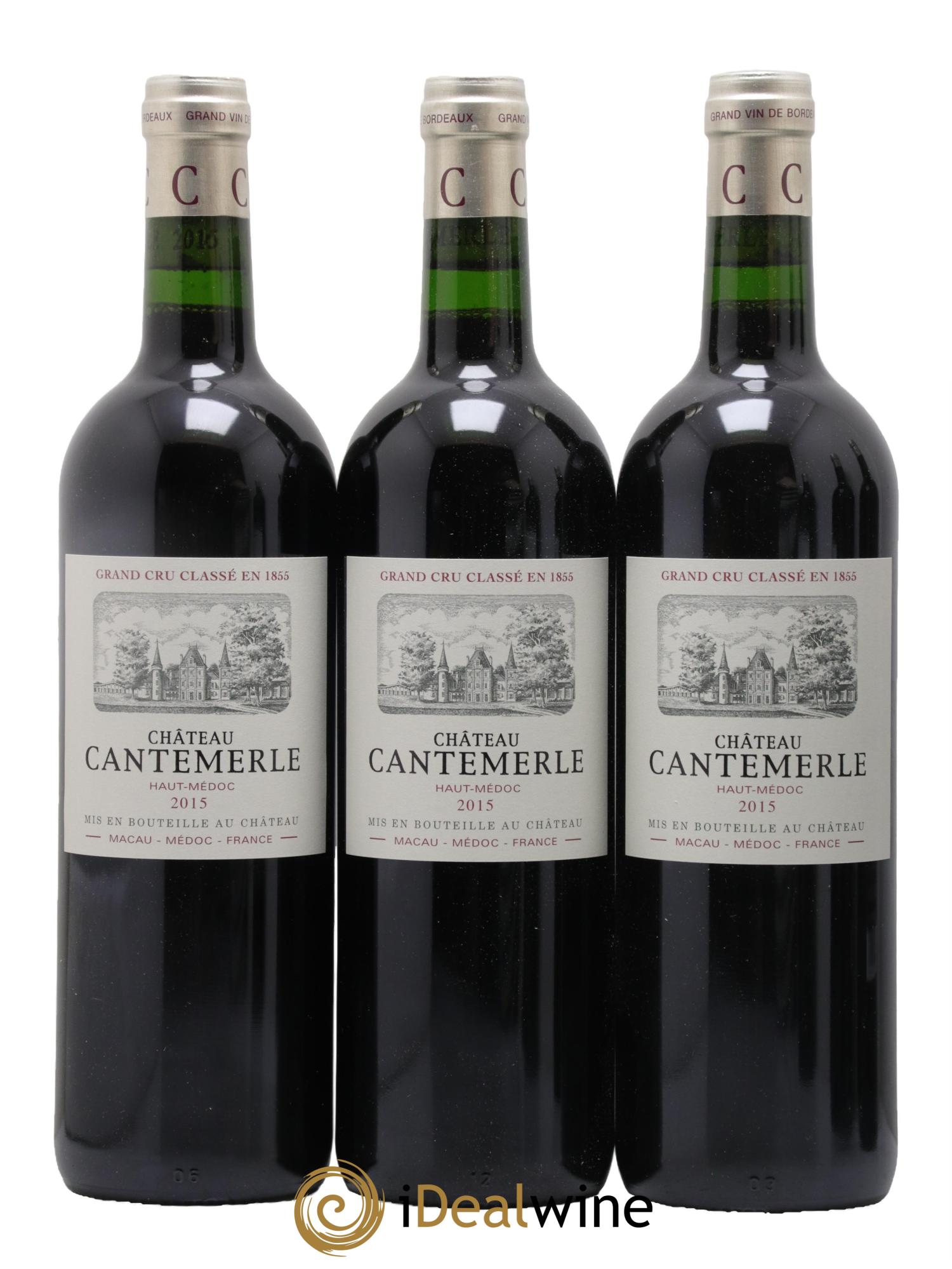 Château Cantemerle 5ème Grand Cru Classé 2015 - Lot de 6 bouteilles - 1