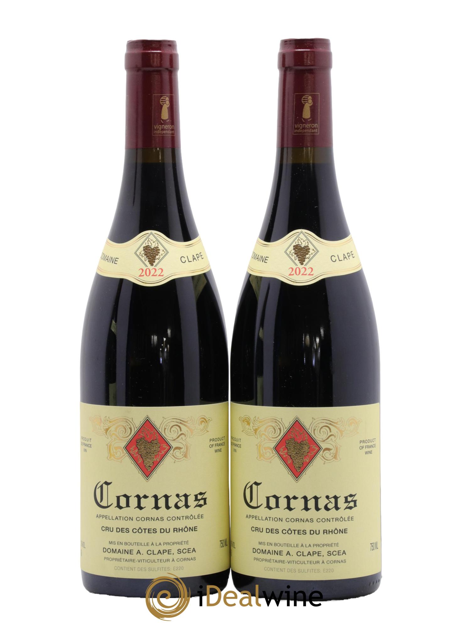 Cornas Auguste Clape 2022 - Posten von 2 Flaschen - 0