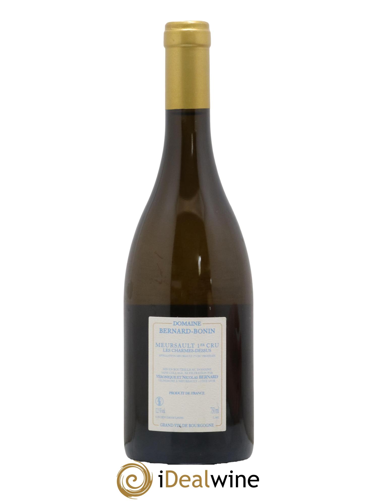 Meursault 1er Cru Les Charmes Dessus Bernard Bonin  2016 - Lot de 1 bouteille - 1