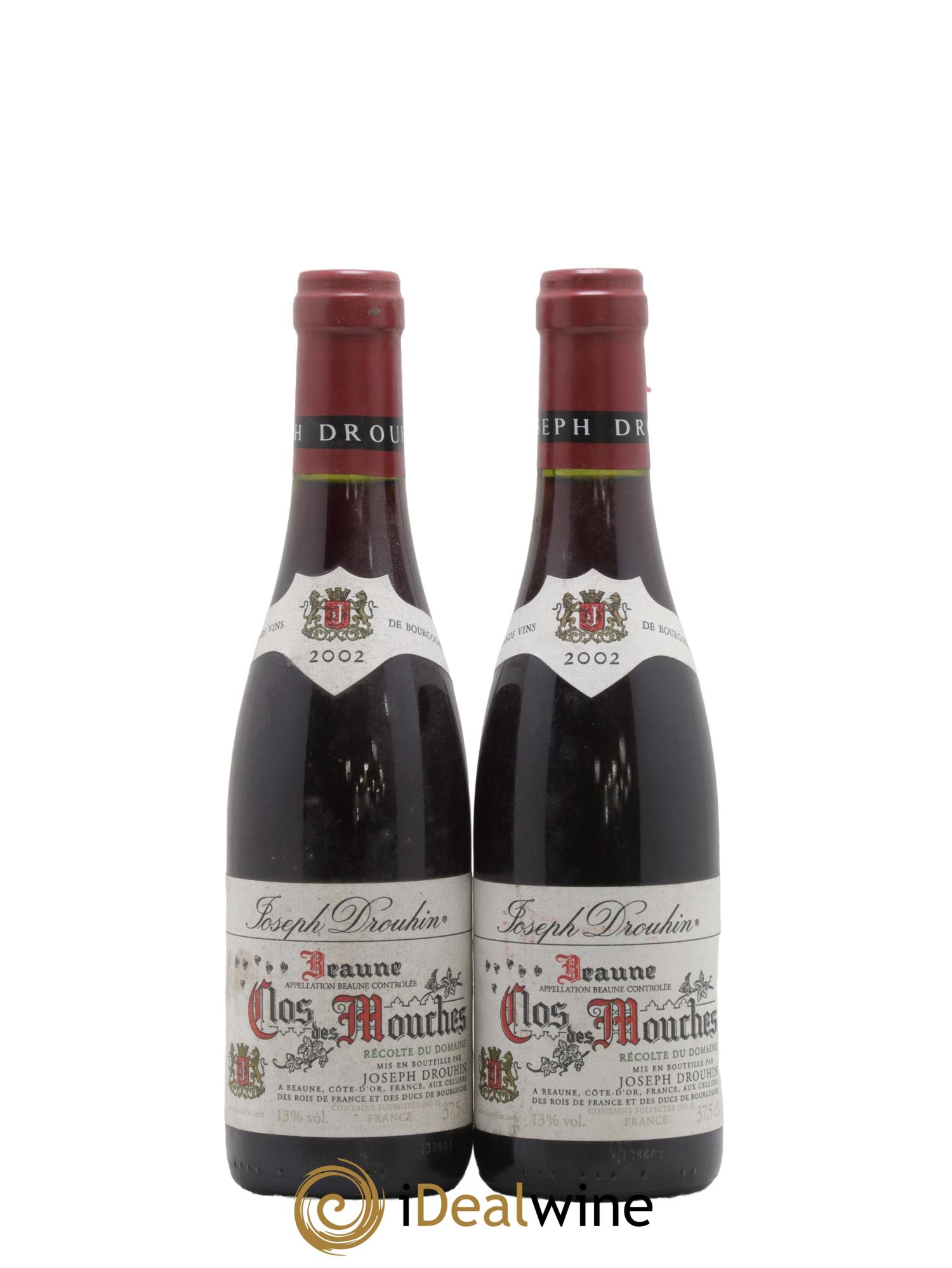 Beaune 1er Cru Clos des Mouches Joseph Drouhin 2002 - Lotto di 2 mezze bottiglie - 0