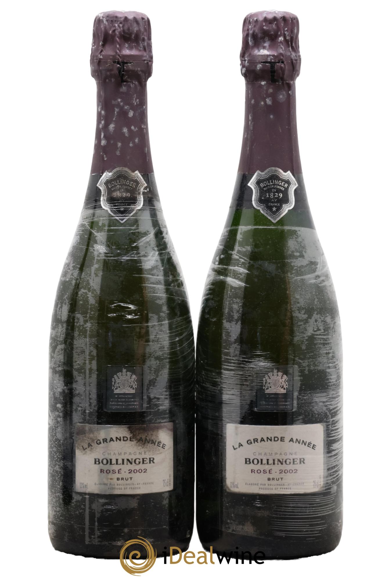 Grande Année Brut Bollinger 2002 - Lot of 2 bottles - 0