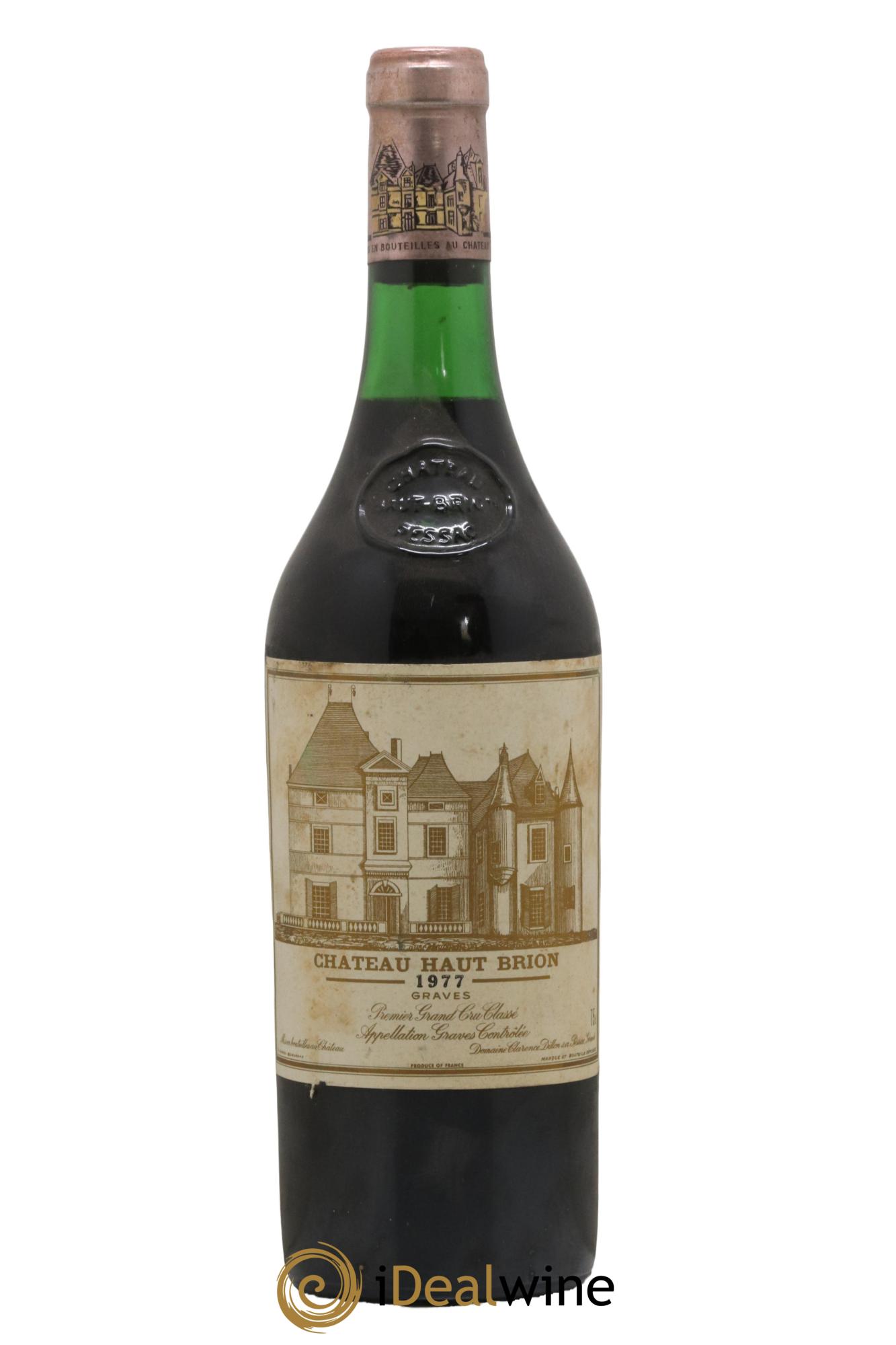 Château Haut Brion 1er Grand Cru Classé 1977 - Lot de 1 bouteille - 0