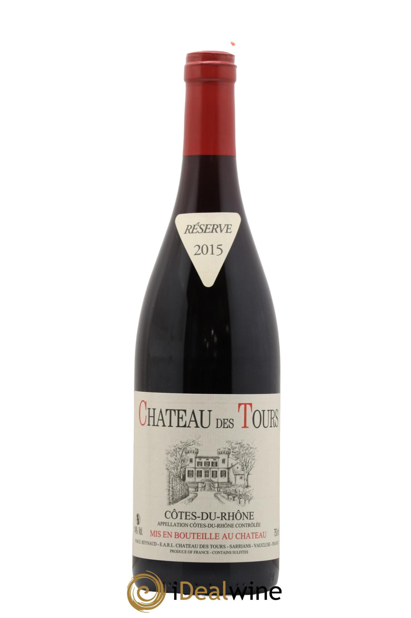 Côtes-du-Rhône Château des Tours Emmanuel Reynaud 2015 - Lot de 1 bouteille - 0
